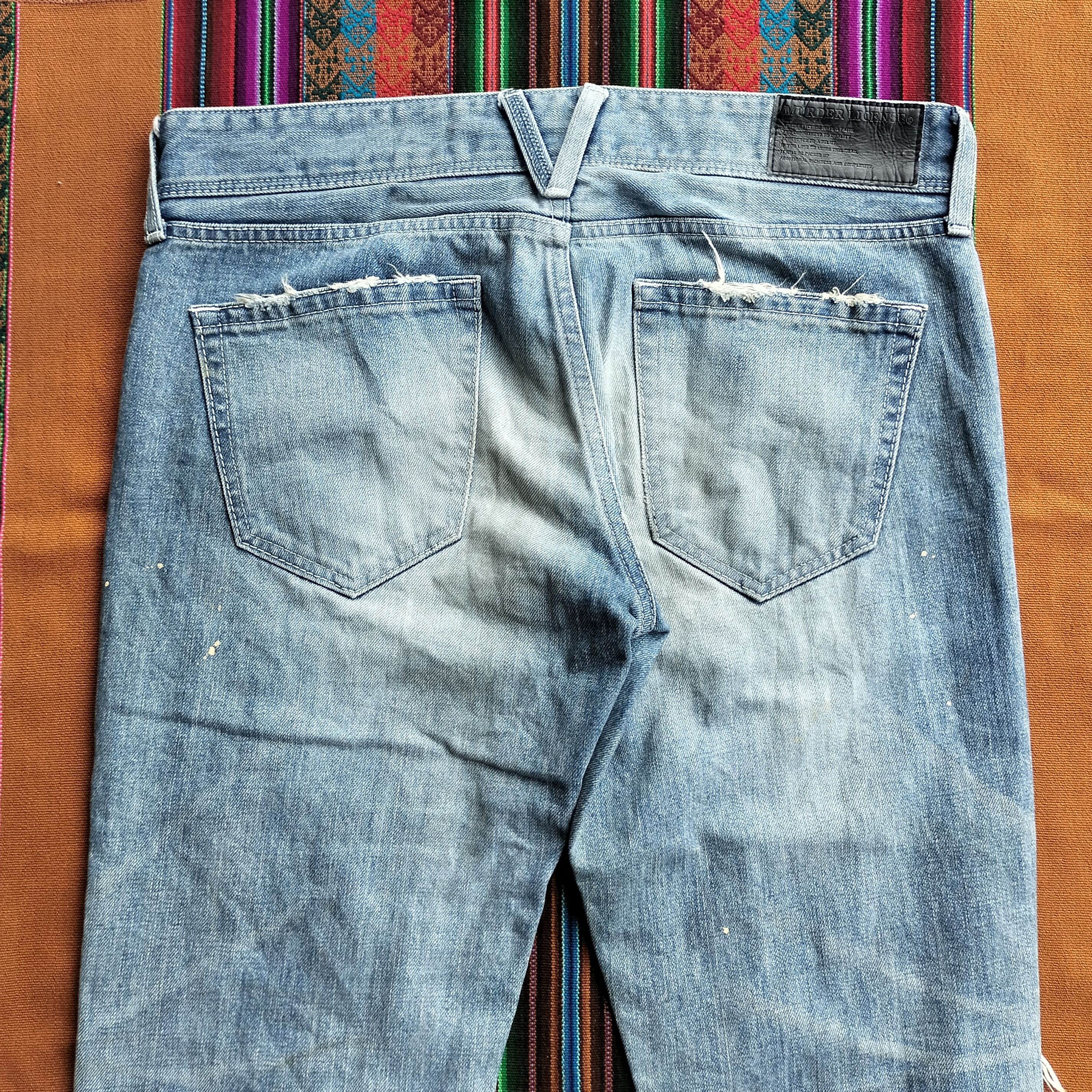 Vanquish Vanquish x Murder License distressed flare denim Size US 33 - 13 Thumbnail