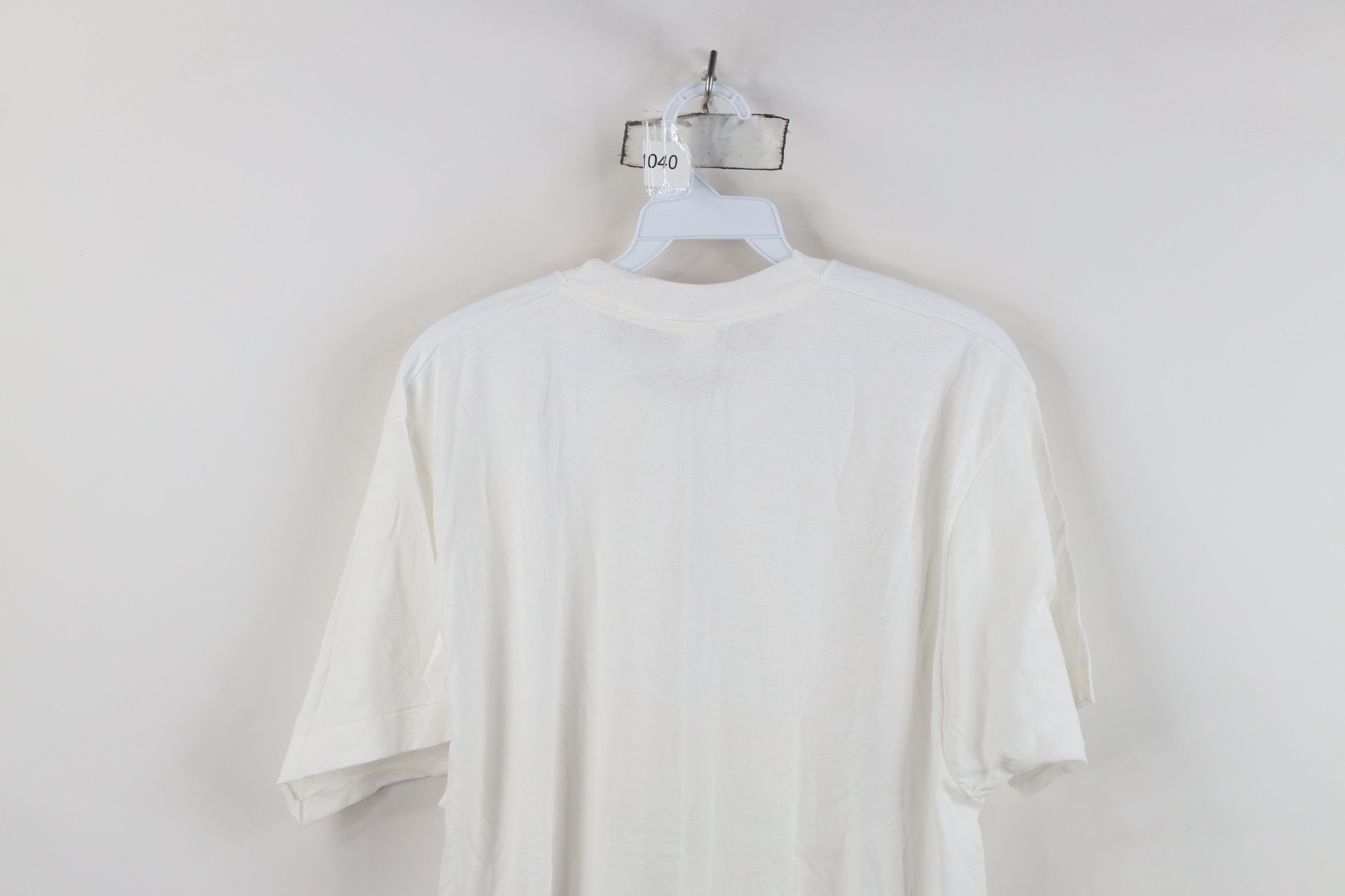Vintage Vintage 90s Streetwear Cotton Short Sleeve T-Shirt White USA Size US XL / EU 56 / 4 - 8 Thumbnail