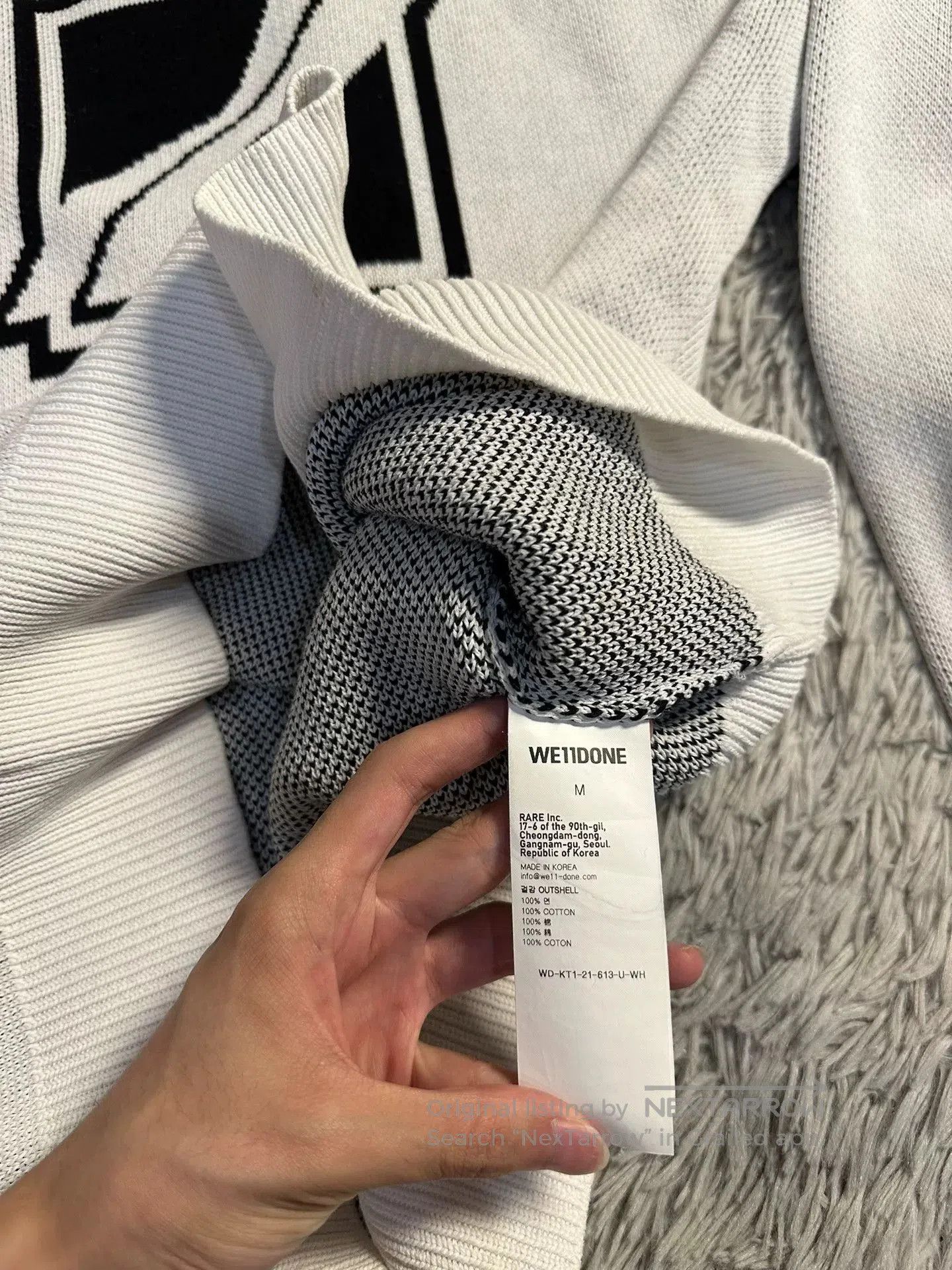 WE11DONE We11done White Sweater Size M. Size US M / EU 48-50 / 2 - 5 Thumbnail
