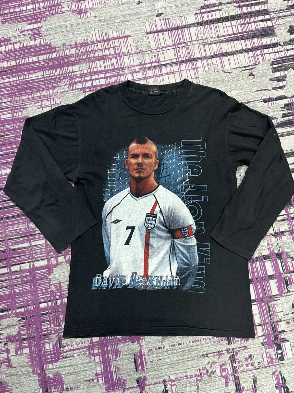 David Beckham VINTAGE DAVID BECKHAM LONG SLEEVE VERY RARE Size US L / EU 52-54 / 3 - 1 Thumbnail