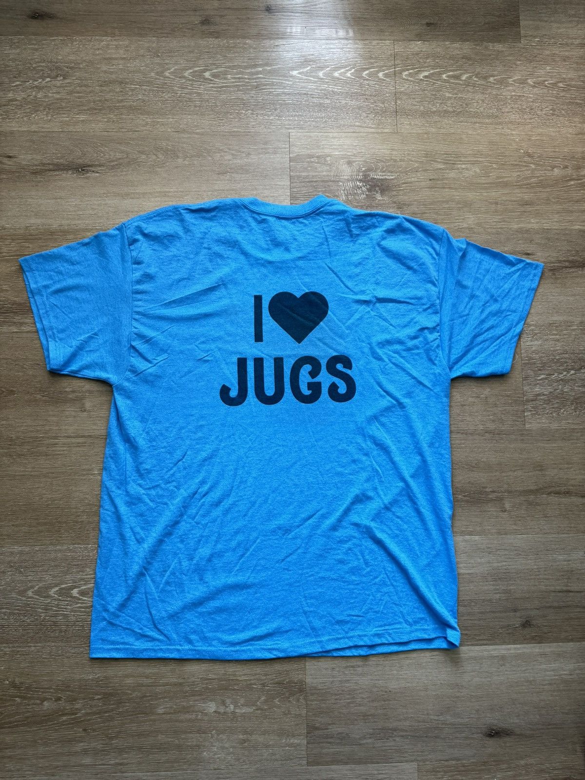 Vintage I♥️JUGS - Back Graphic Comedy Tee XL Size US XL / EU 56 / 4 - 10 Thumbnail