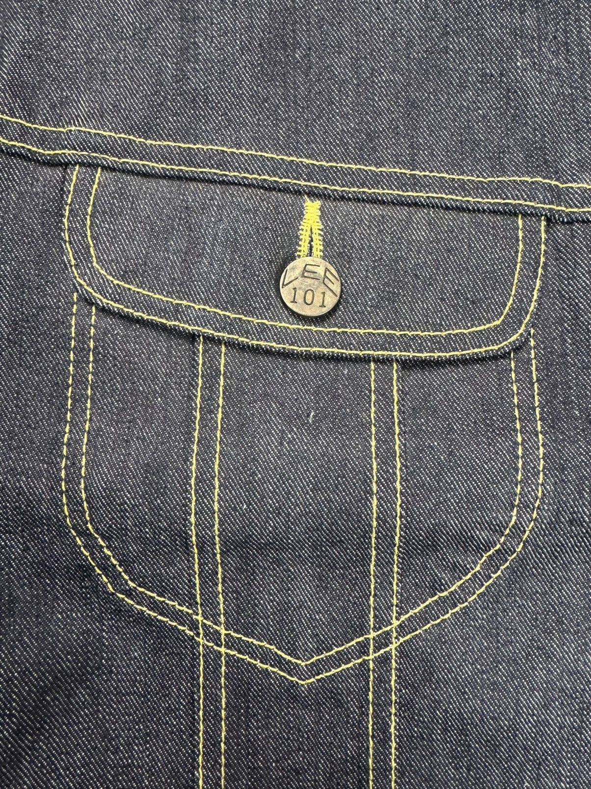 Lee Lee Riders 101J 40-50s Selvedge Denim Jacket Raw XL Size US XL / EU 56 / 4 - 6 Thumbnail