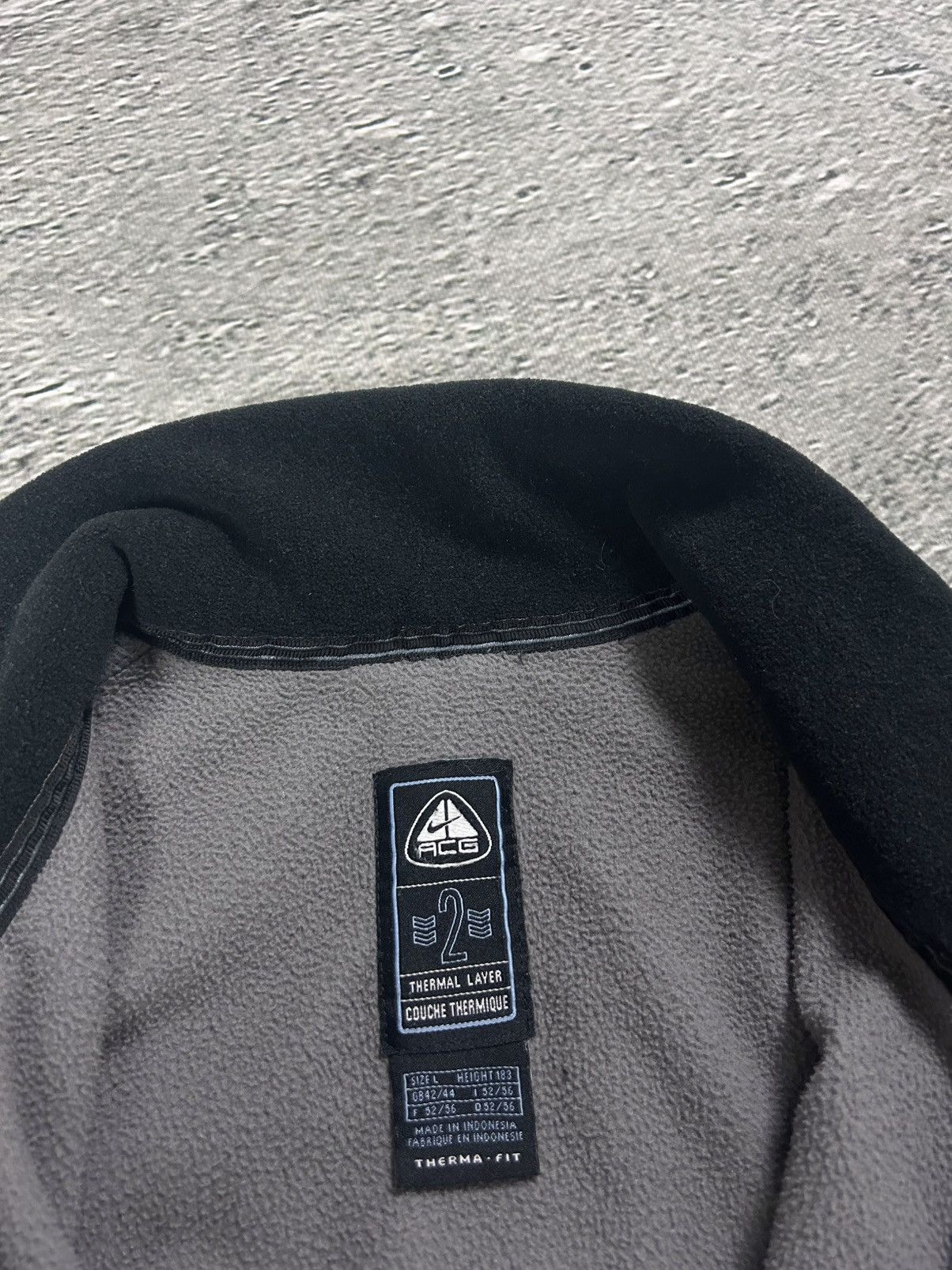 Nike ACG Nike ACG fleece vintage zip grey Therma-Fit Size US L / EU 52-54 / 3 - 5 Thumbnail