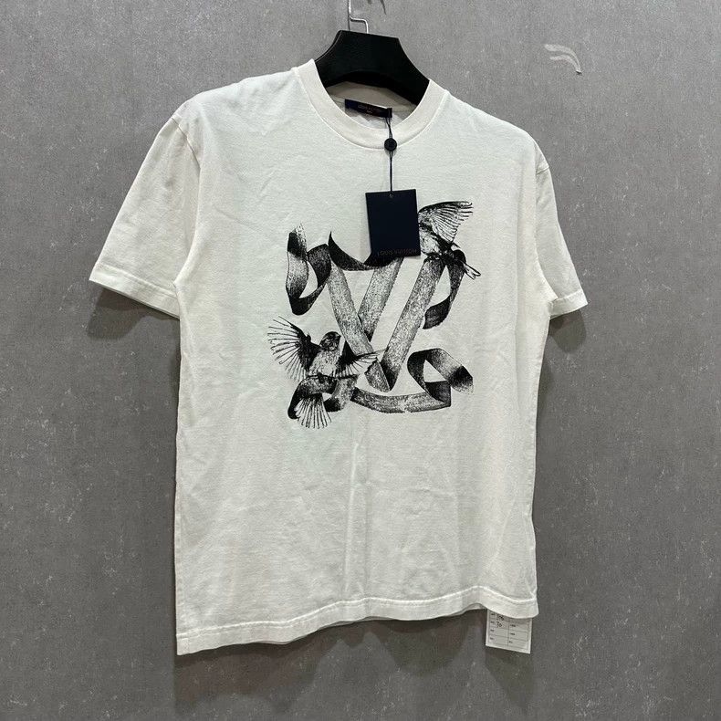 Louis Vuitton Louis Vuitton White Peace Dove Short Sleeve Size US M / EU 48-50 / 2 - 3 Thumbnail