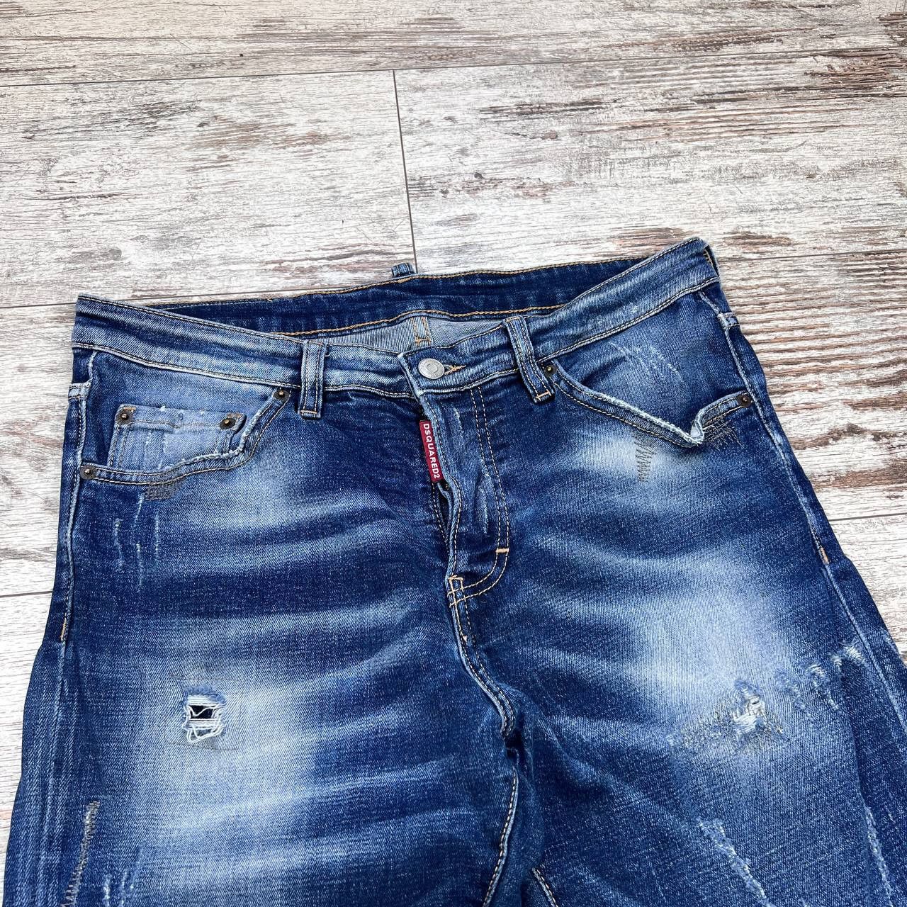 Dsquared2 Dsquared2 Men's Distressed Jeans Ripped Patched Paint Size US 32 / EU 48 - 2 Thumbnail