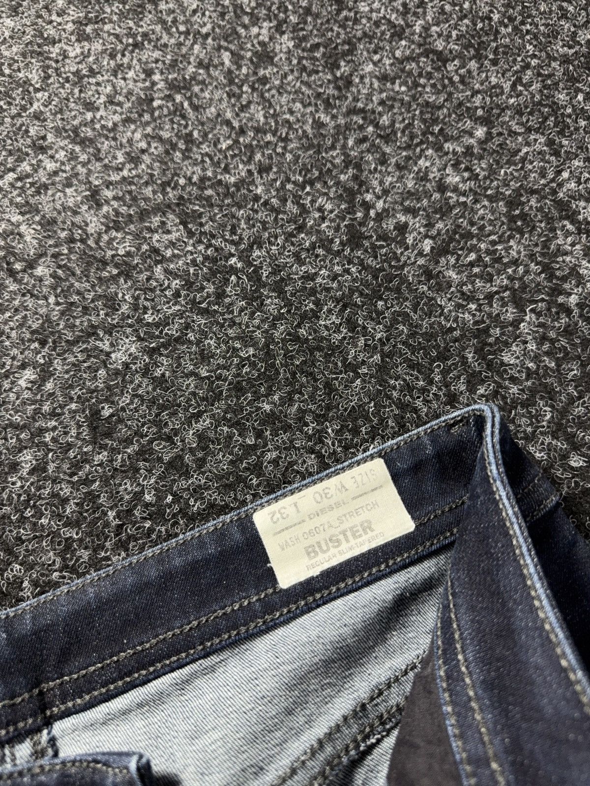 Diesel Luxury Diesel Italy Buster Dark Wash Slim Tapered Jeans W30 Size US 30 / EU 46 - 9 Thumbnail