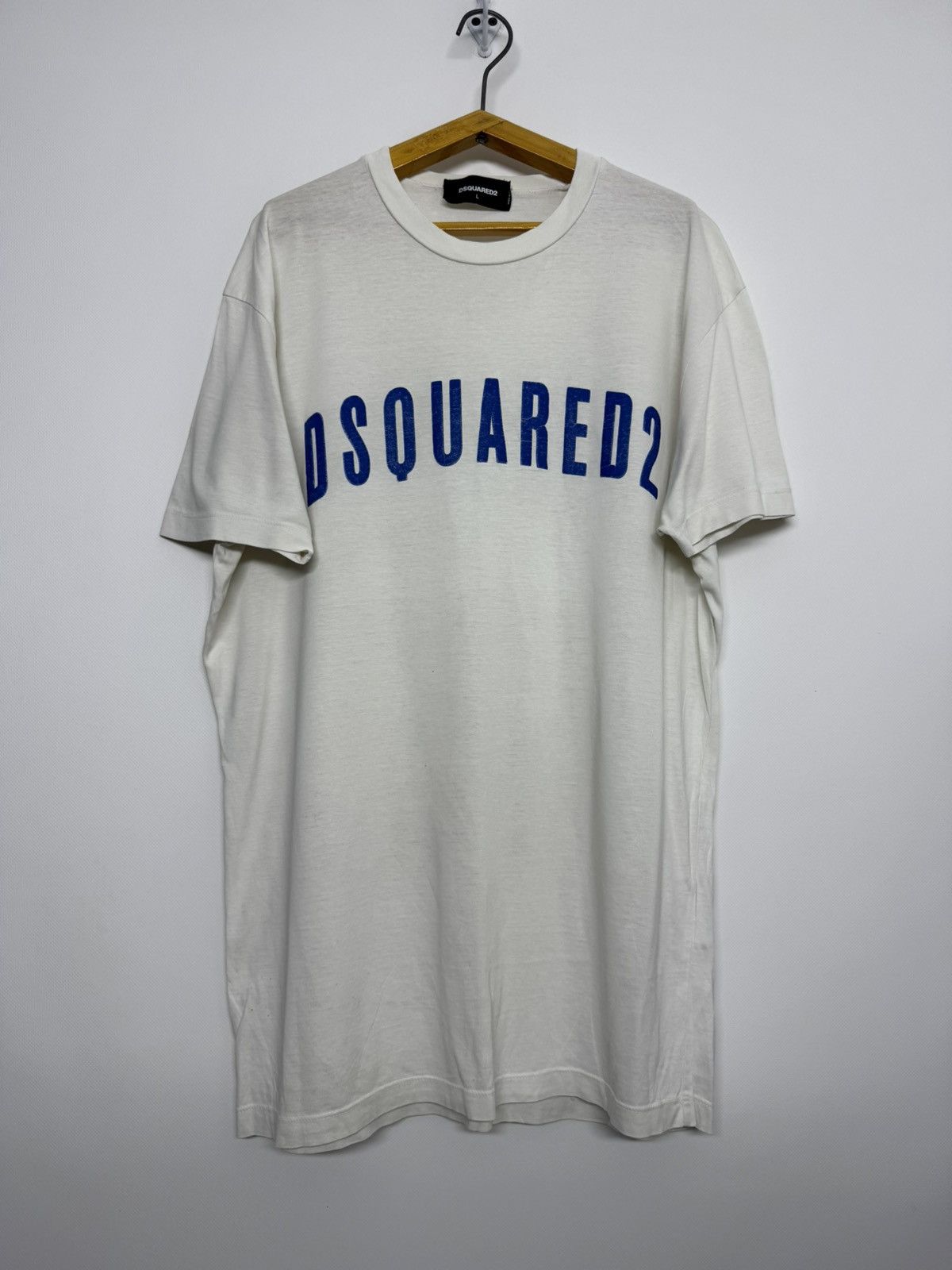 Dsquared2 Vintage Y2k Dsquared2 Big Logo T-Shirt 00’s Size US L / EU 52-54 / 3 - 1 Thumbnail