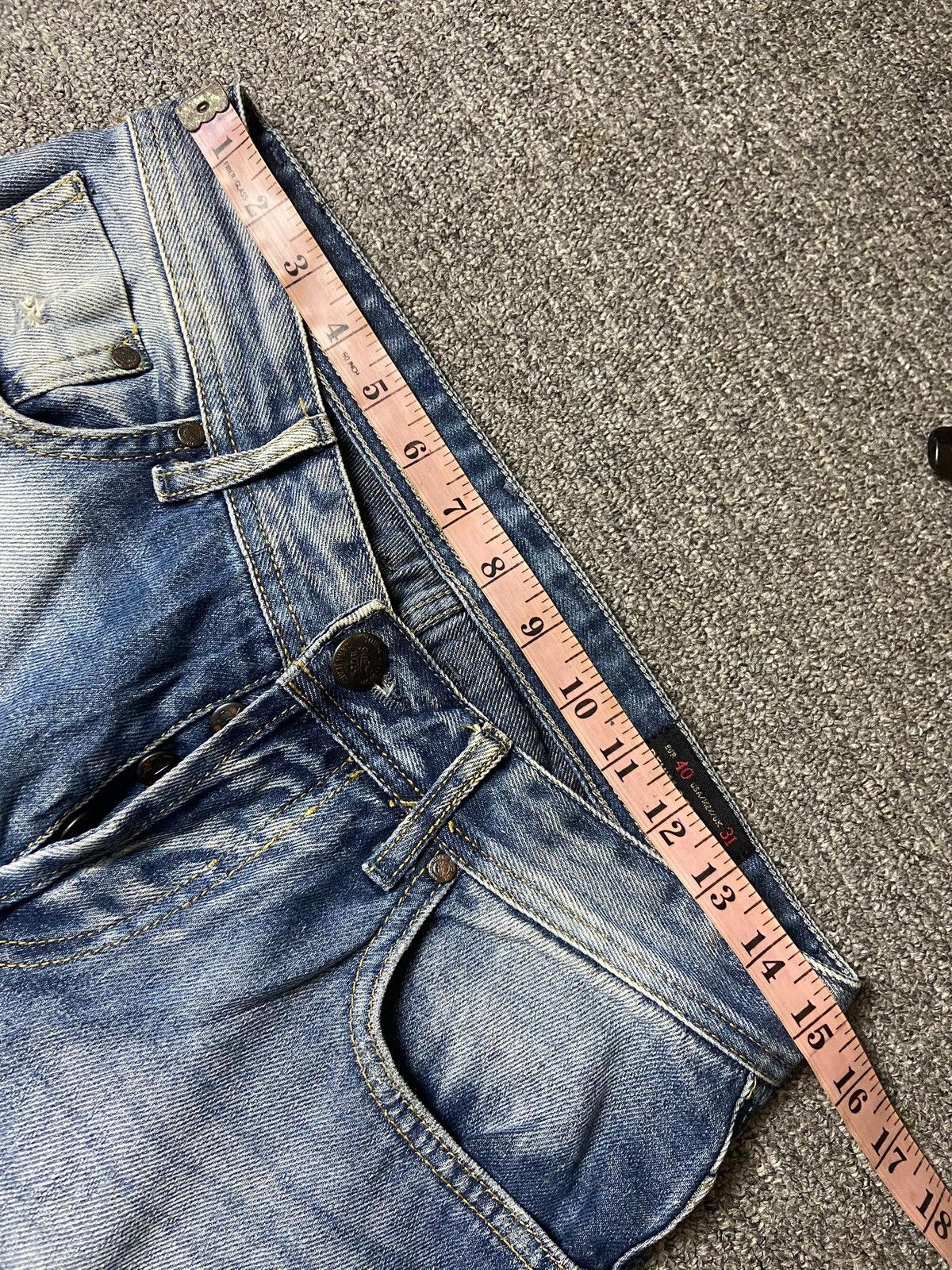 Zara Vintage Zara Denim Collection Distressed Jeans (164) Size US 30 / EU 46 - 7 Thumbnail