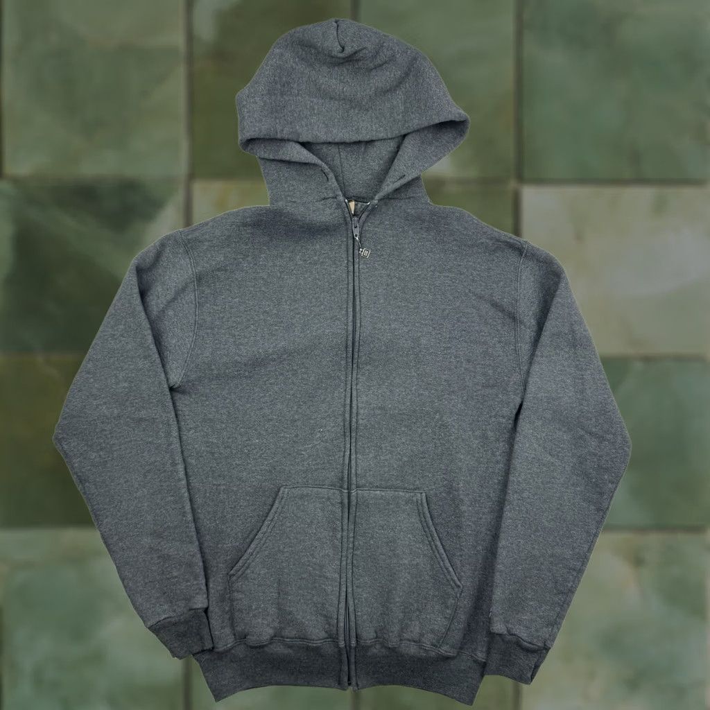 Russell Athletic VINTAGE Russell Athletic Hoodie Adult M Gray USA 70s Full Zip Hooded Pockets Mens Size US M / EU 48-50 / 2 - 1 Thumbnail