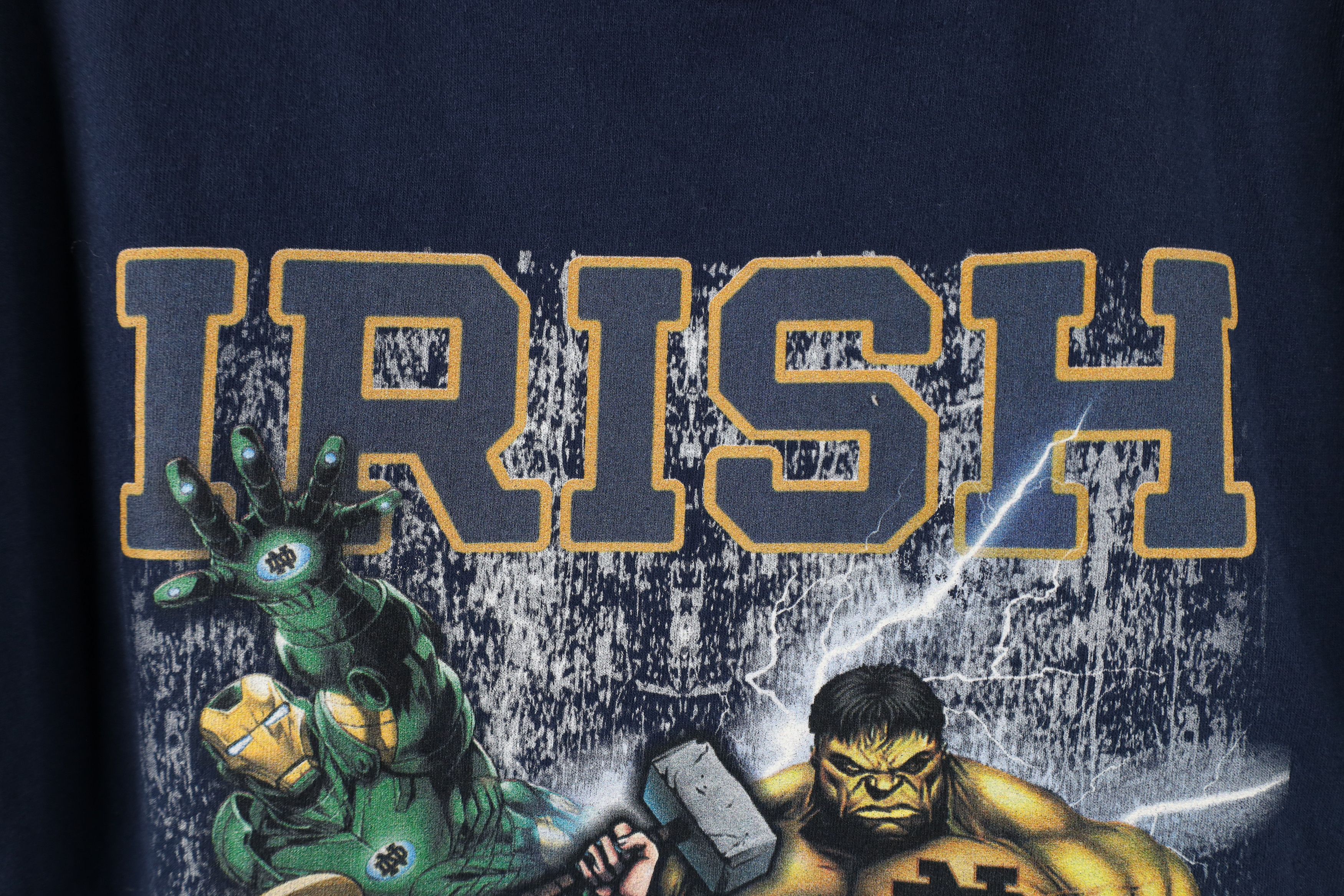 Vintage Vintage Dame University Superhero Football T-Shirt Blue Size US S / EU 44-46 / 1 - 5 Thumbnail