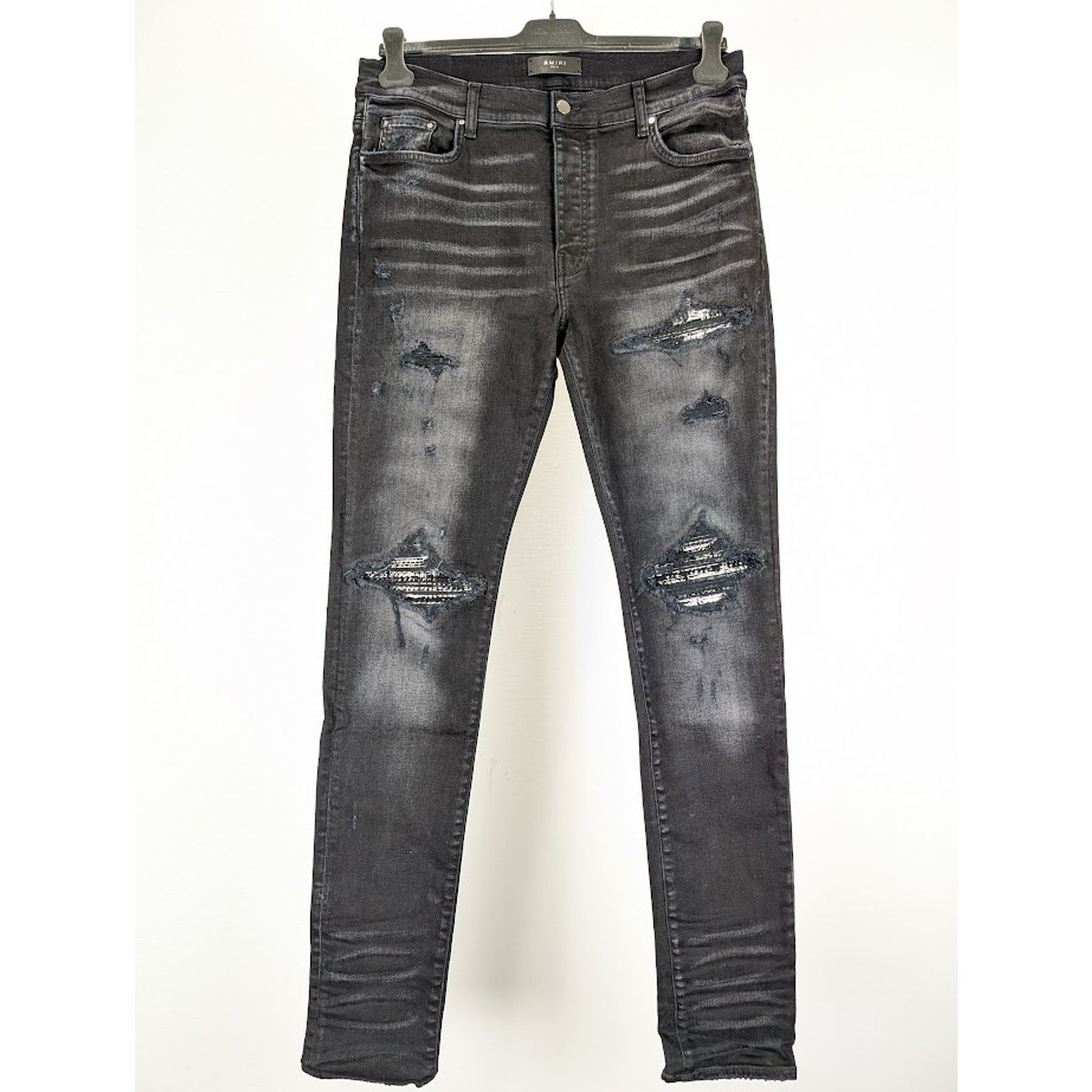 Amiri o1rshd1 Boucle MX1 Jeans in Aged Black Size US 38 / EU 54 - 2 Thumbnail