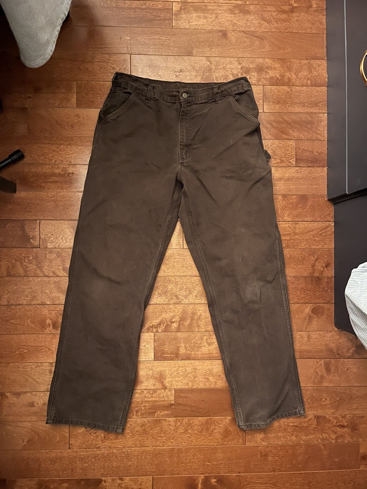 Carhartt Vintage Carhartt Workpants Brown Size US 36 / EU 52 - 1 Thumbnail