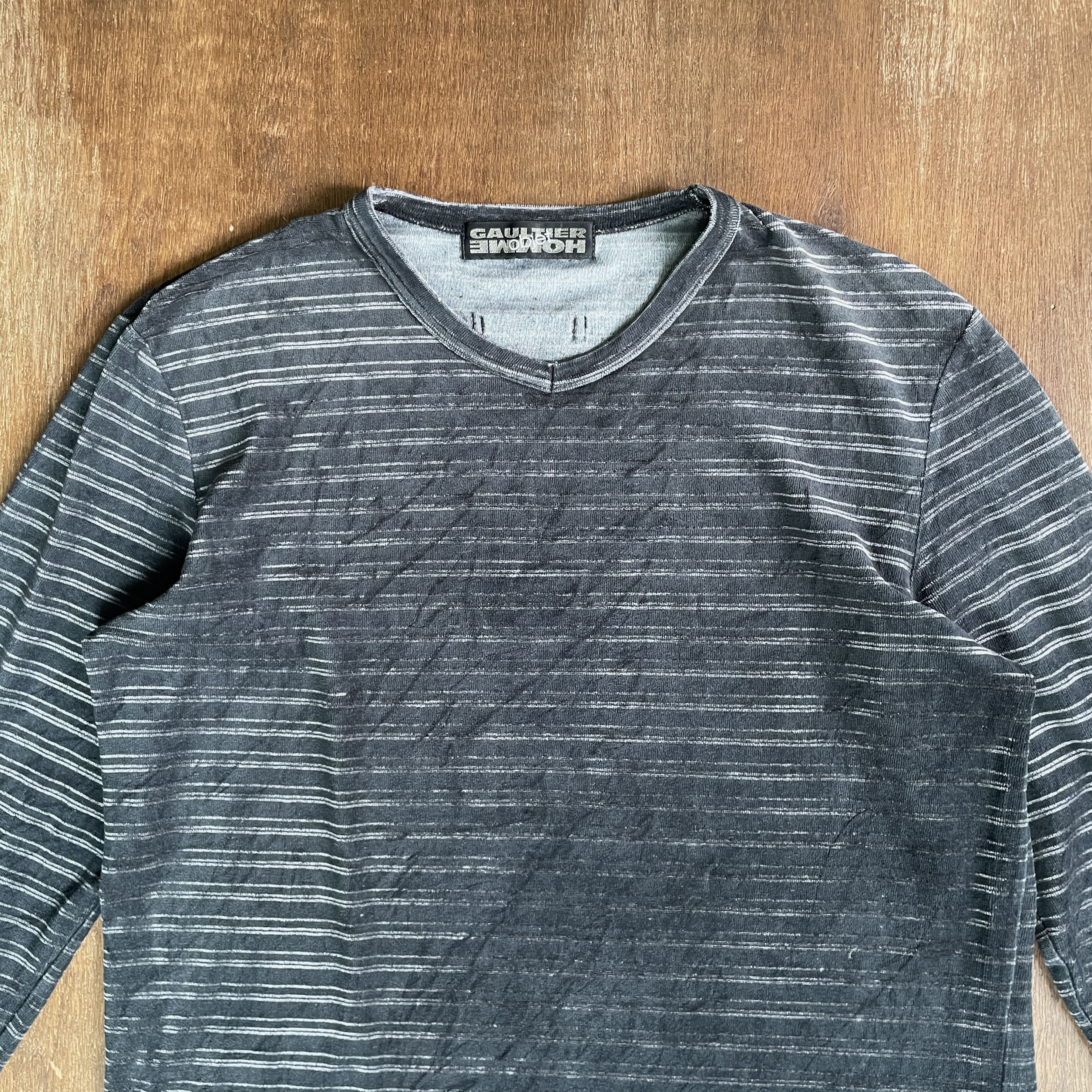 Jean Paul Gaultier Jean Paul Gaultier Stripped Sweatshirt Size US M / EU 48-50 / 2 - 2 Thumbnail