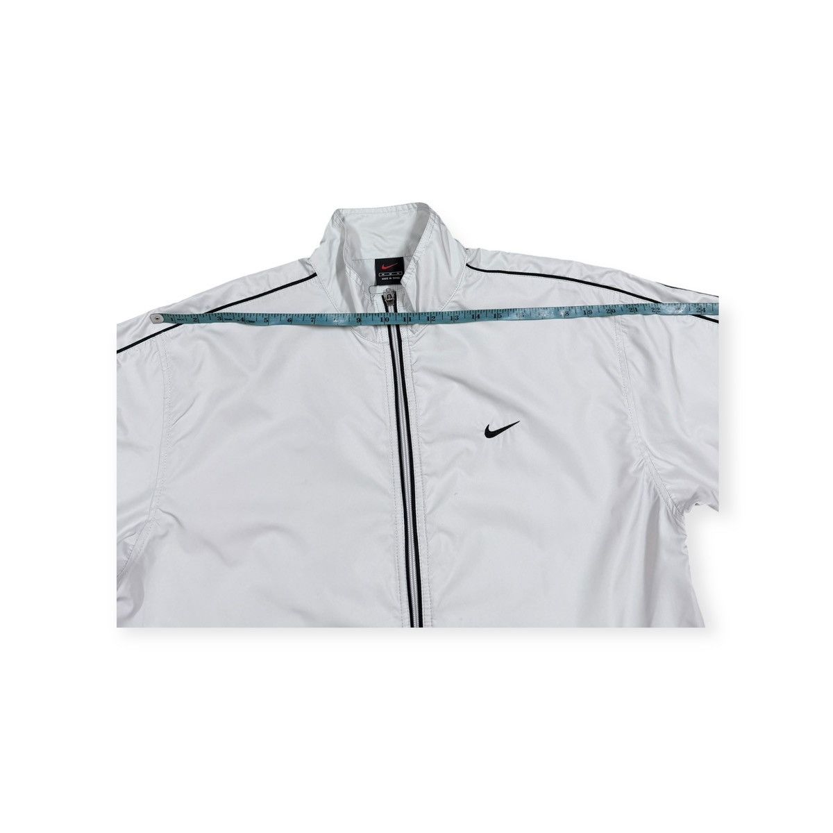 Nike Vtg🔥Y2k Clima Fit Back Pocket Zipper Windbreaker Size US M / EU 48-50 / 2 - 13 Thumbnail