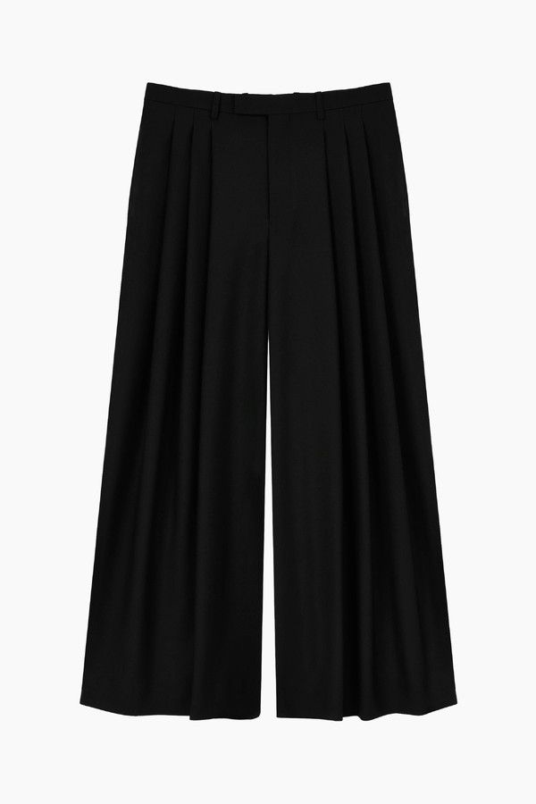 Lad Musician Lad Musician 3Tuck wide Wool Gabardine slacks Size US 32 / EU 48 - 6 Thumbnail