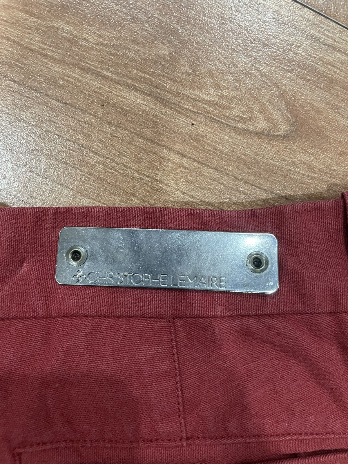 Christophe Lemaire Christophe Lemaire straight maroon pants Size 28" / US 6 / IT 42 - 5 Thumbnail
