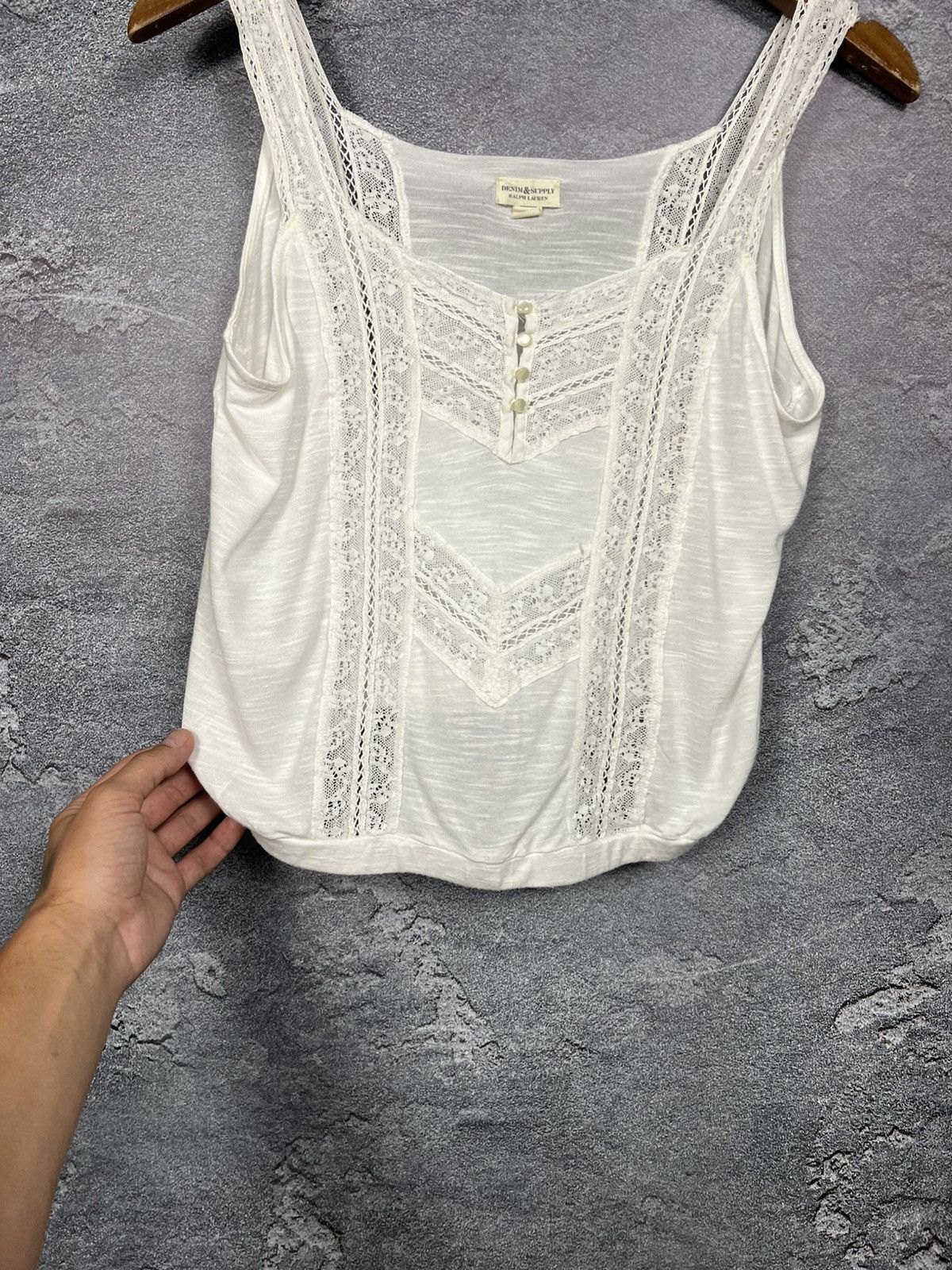 Denim & Supply Ralph Lauren Ralph Lauren Denim and Supply 100% Viscose Tank Top Sleeves Size S / US 4 / IT 40 - 4 Thumbnail