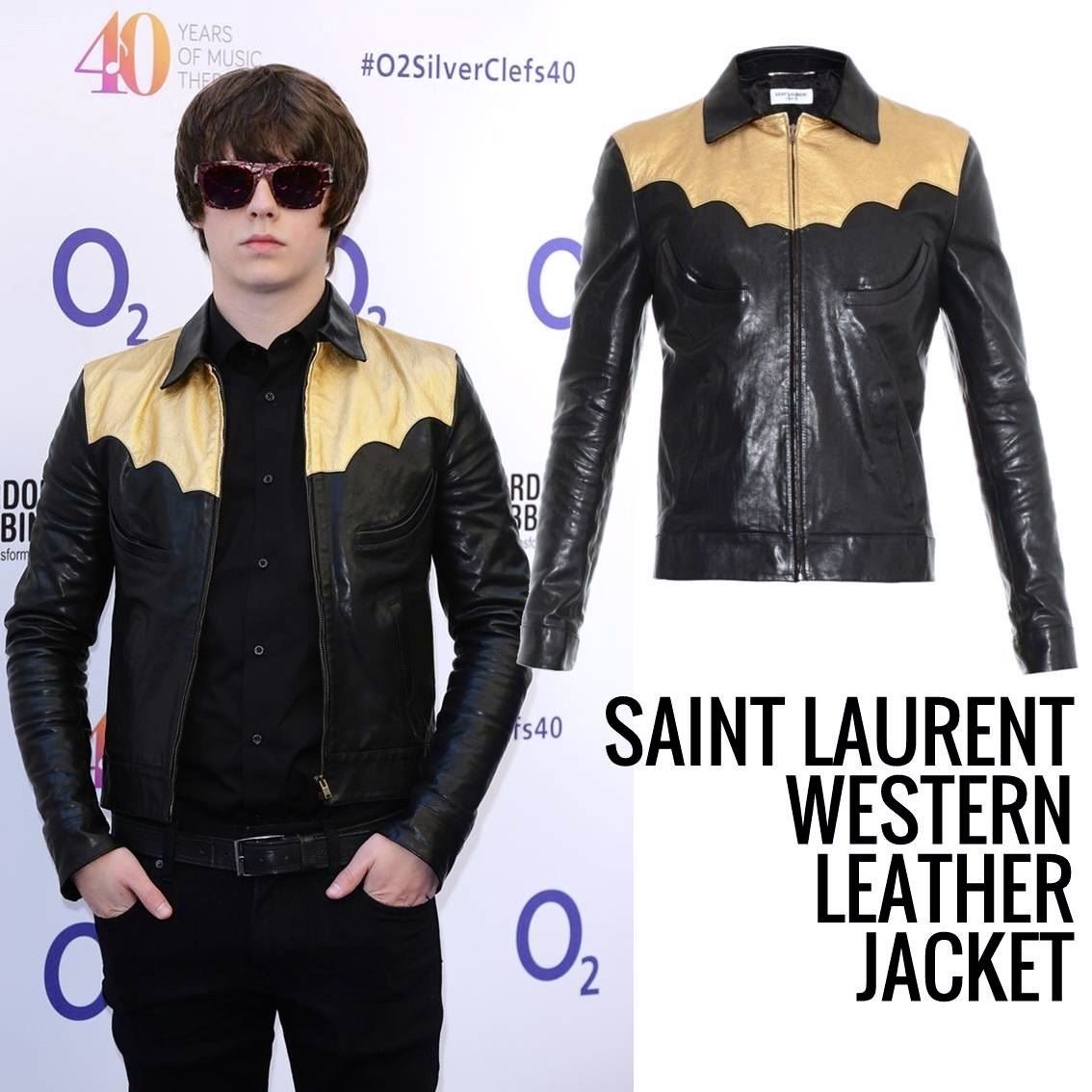 Hedi Slimane × Saint Laurent Paris GRAIL SS15 PSYCH ROCK CIRCUS WESTERN OILED CALFSKIN JACKET Size US M / EU 48-50 / 2 - 20 Thumbnail