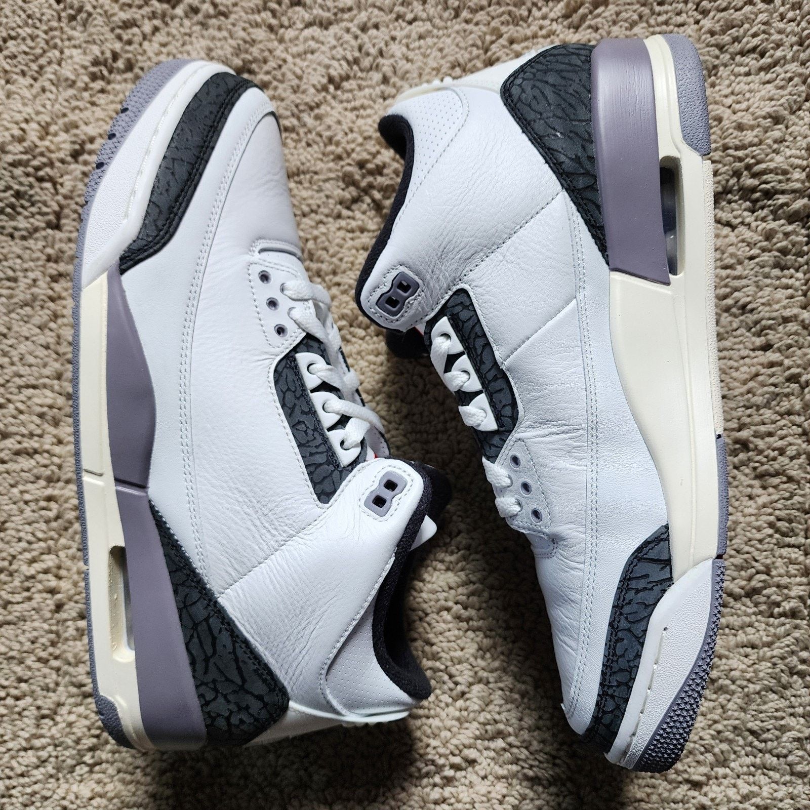 Jordan Brand Air Jordan 3 Retro Cement Grey Brand New Sz 11 Size US 11 / EU 44 - 1 Thumbnail