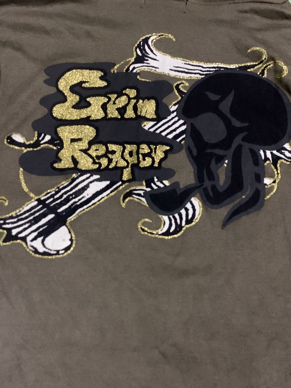20471120 × Beauty Beast × Japanese Brand Japanesebrand Y2K garnet skull grim reaper zip hoodie Size US S / EU 44-46 / 1 - 7 Thumbnail