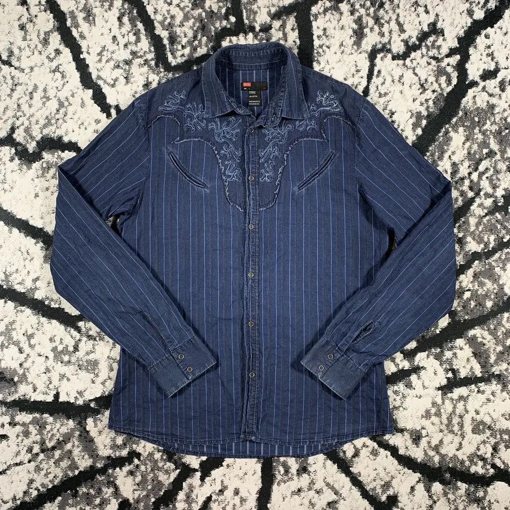 Diesel DIESEL Y2K VINTAGE AVANT GARDE JAPANESE WESTERN SHIRT TEE Size US L / EU 52-54 / 3 - 1 Thumbnail