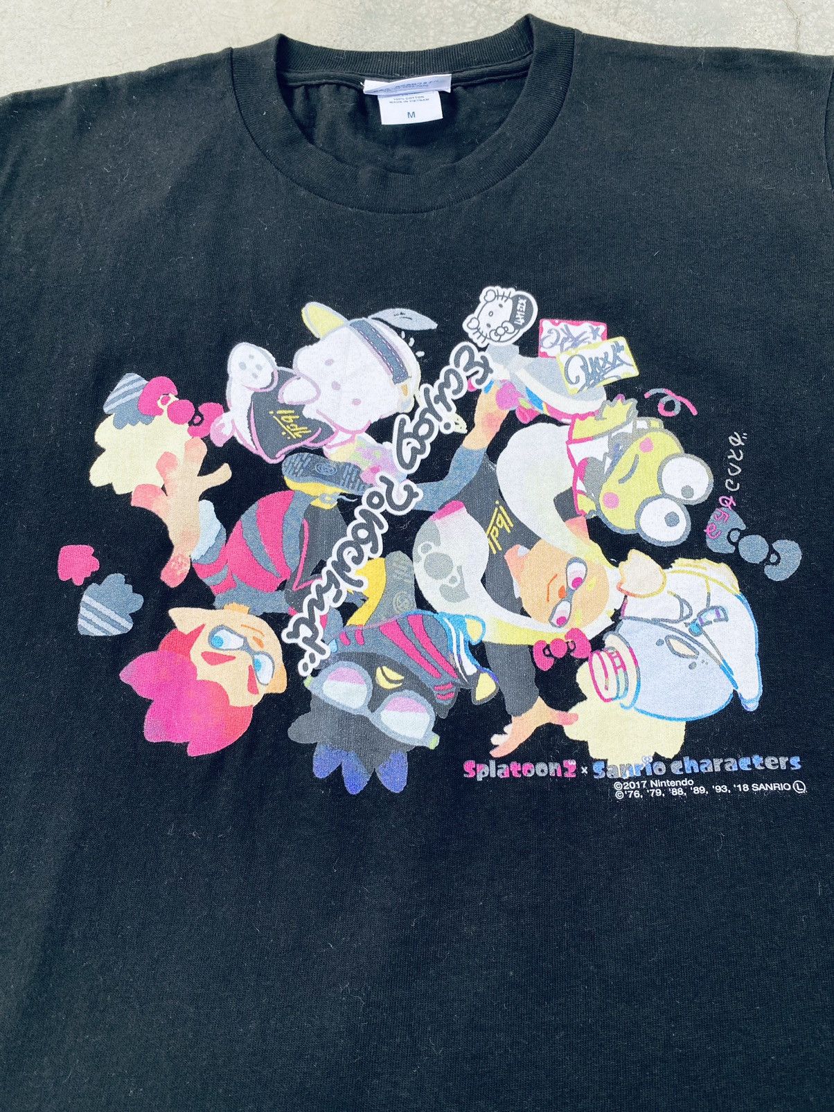 Nintendo Vintage Anime Game Splatoon x Sanrio Characters Tees Size US M / EU 48-50 / 2 - 3 Thumbnail