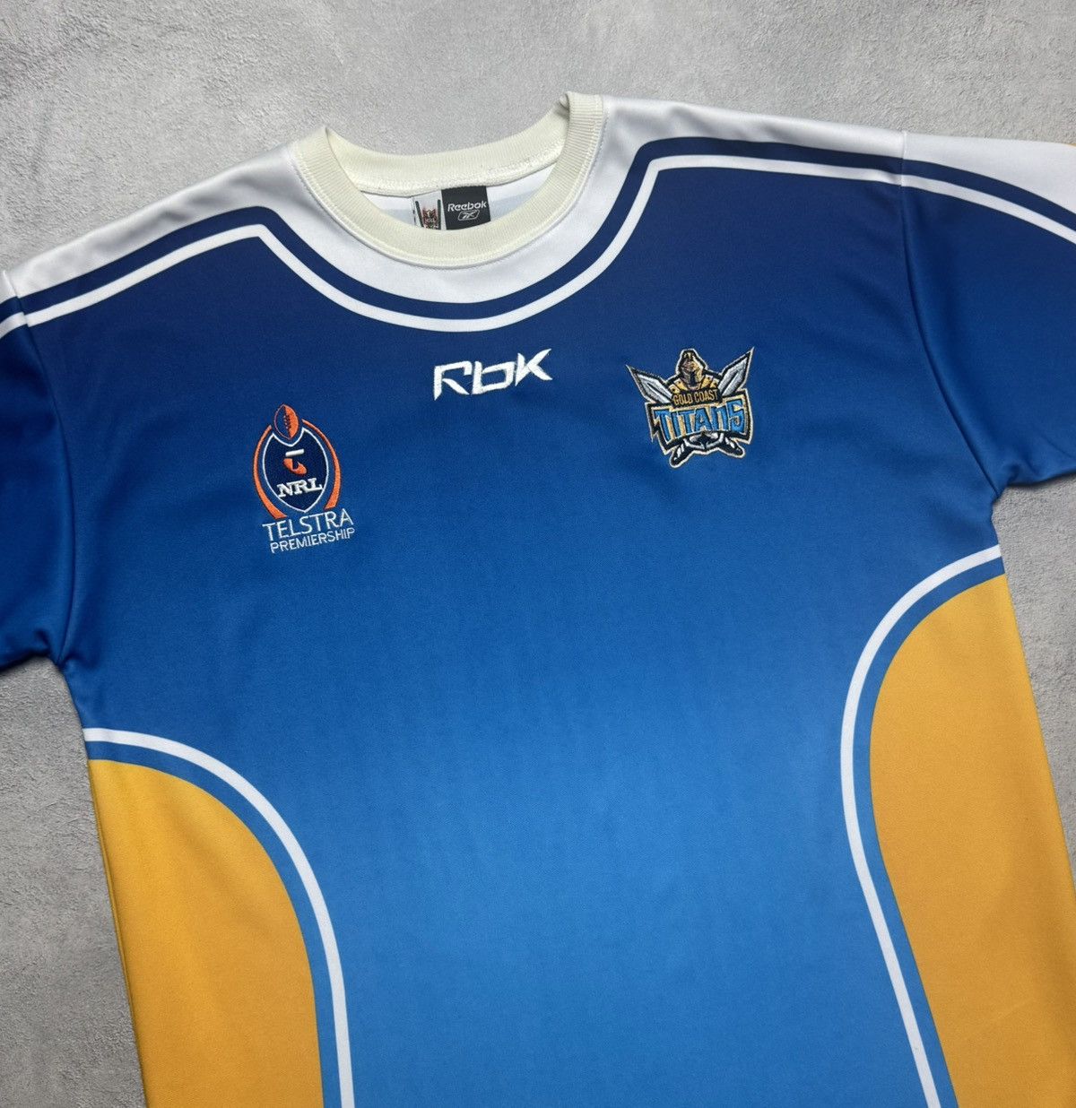 Reebok Gold Coast Titans NRL Rugby Shirt Jersey Reebok Size US XL / EU 56 / 4 - 3 Thumbnail
