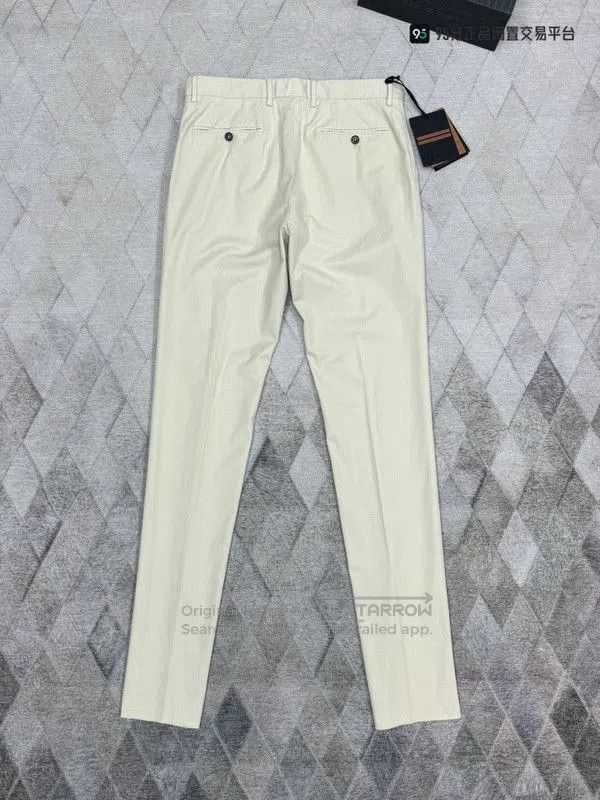 Ermenegildo Zegna Zegna Men's Sea Island Cotton Casual Trousers. Size US 38 / EU 54 - 3 Thumbnail