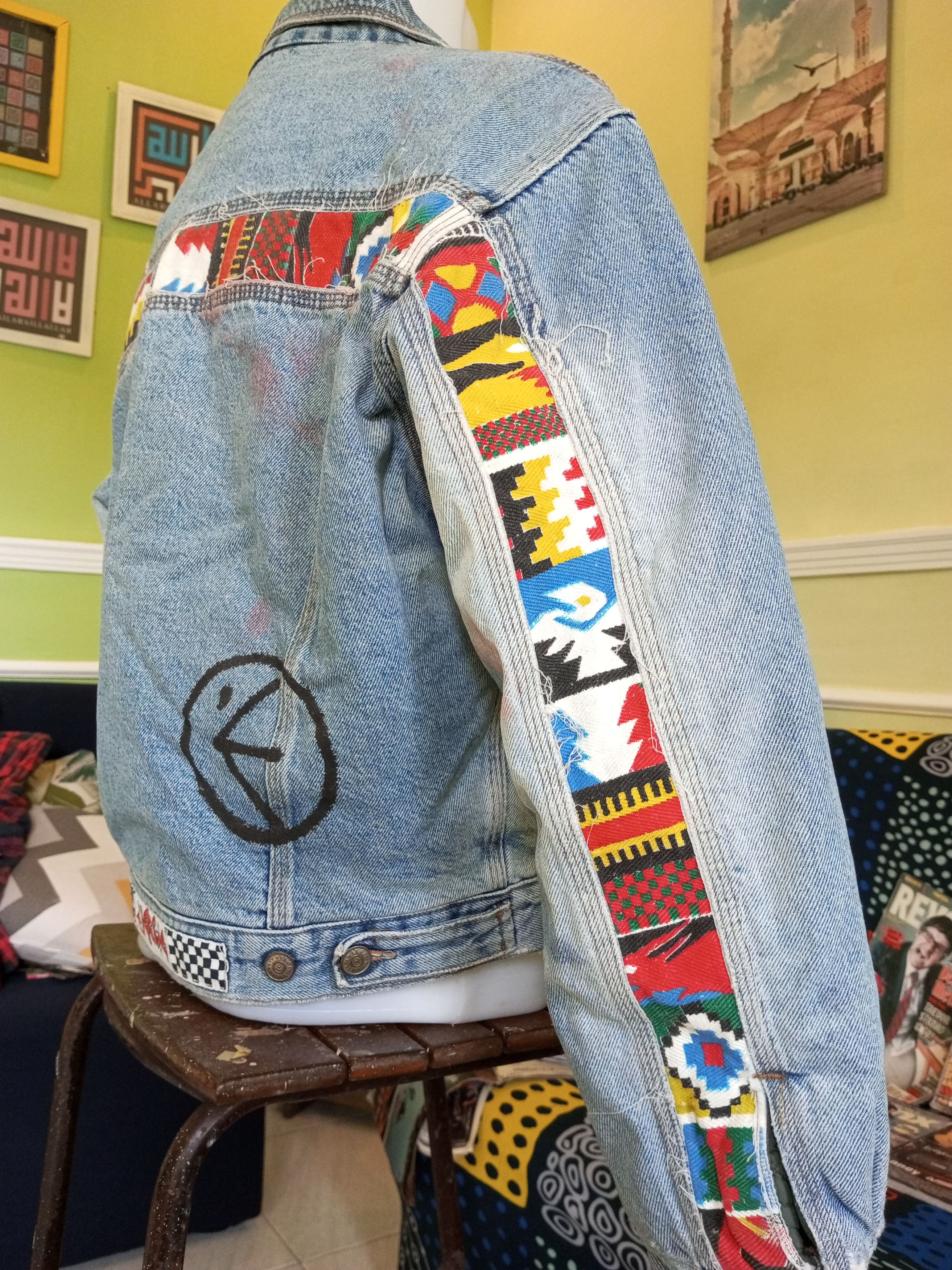 Energie Vintage Energie denim jacket patchwork Aztec Patern Size US M / EU 48-50 / 2 - 3 Thumbnail