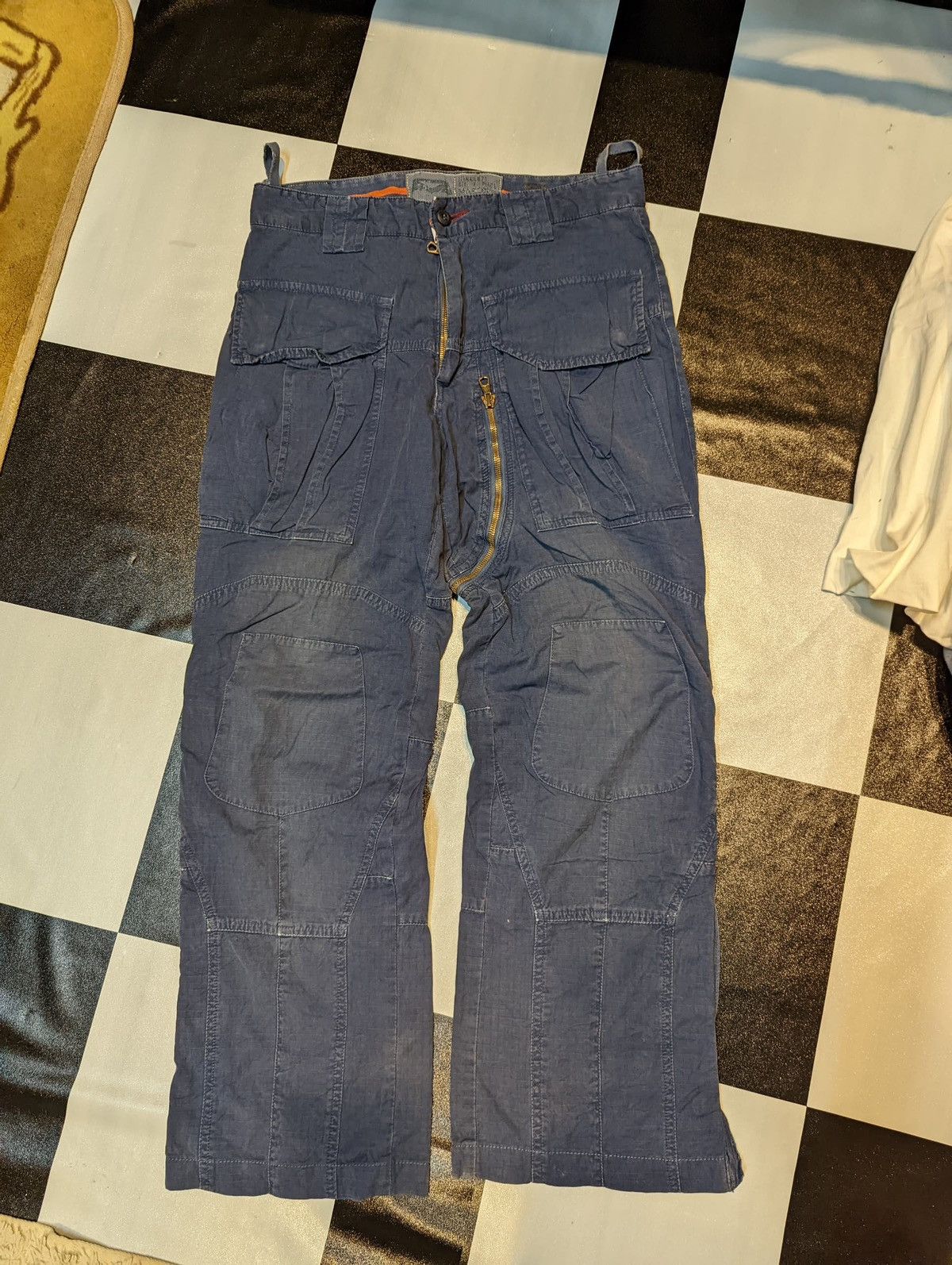 Mason's Masons Punks Bush Pants Navy Size US 30 / EU 46 - 1 Thumbnail