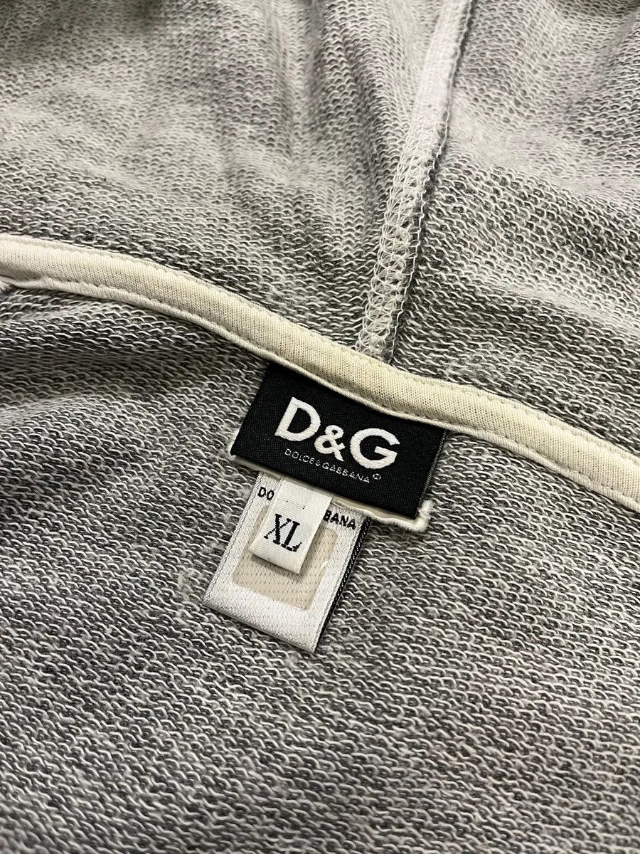 Dolce & Gabbana AW2004 Dolce & Gabbana Gym Grey Zip-Up Sweater Size US M / EU 48-50 / 2 - 8 Thumbnail