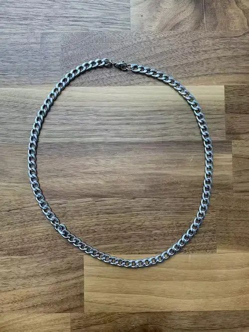 VIBE Silver Chain, Necklace, Choker Chain Size ONE SIZE - 4 Thumbnail