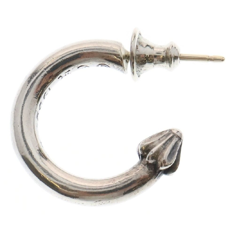 Chrome Hearts Chrome Hearts Plain Silver Hoop Earring BCA101 Size ONE SIZE - 1 Thumbnail