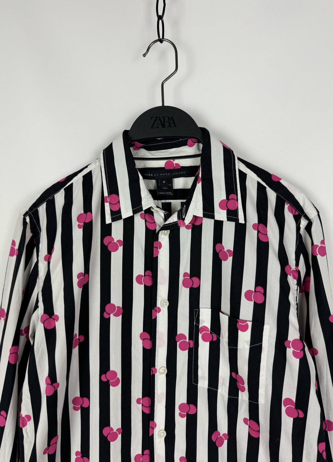 Marc by Marc Jacobs Marc by Marc Jacobs Striped Cherry Buttons Up Shirt Size US S / EU 44-46 / 1 - 2 Thumbnail