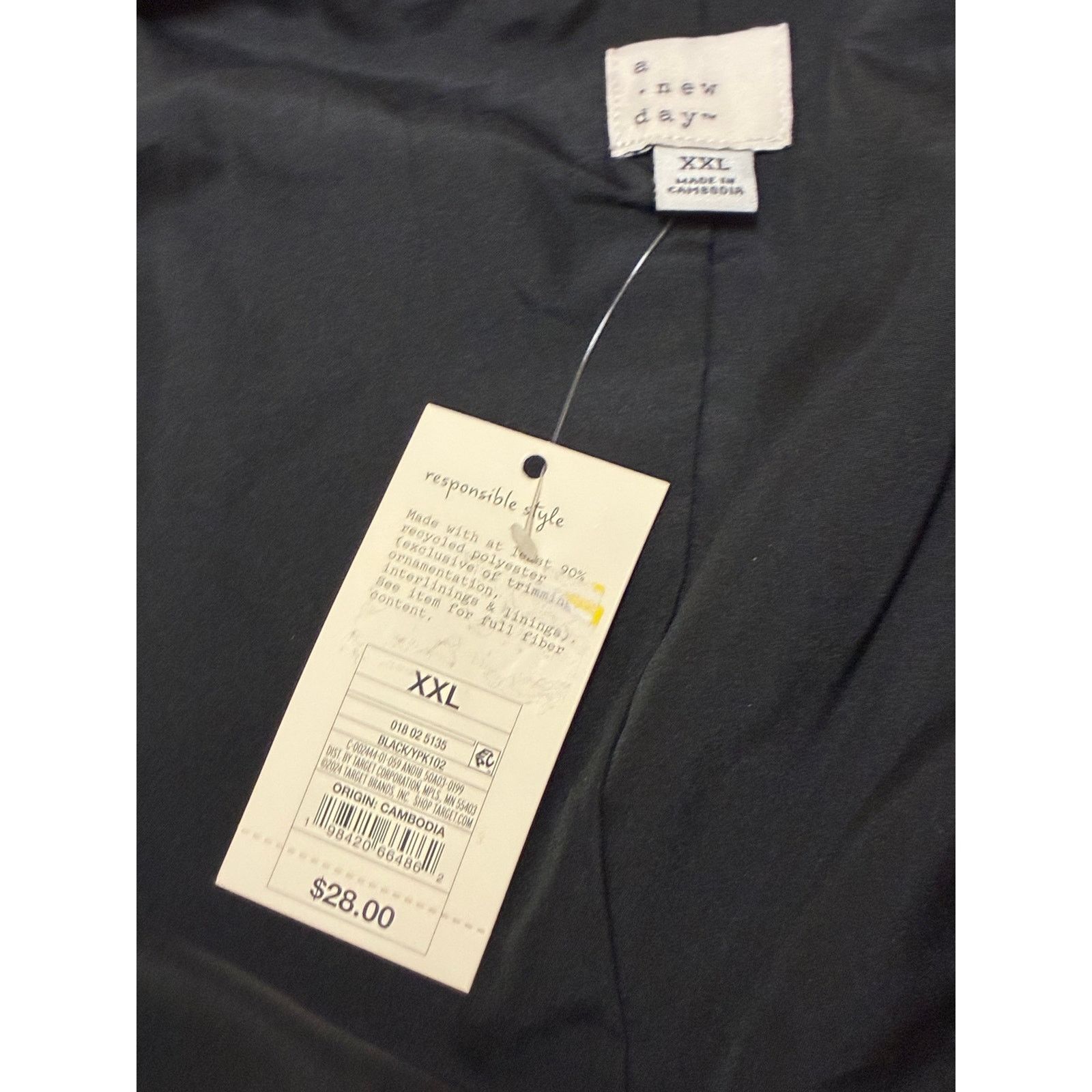 The Unbranded Brand A New Day Women’s Carefree Crepe Vest Size XXL Black Size XXL / US 16-18 / IT 52-54 - 5 Thumbnail