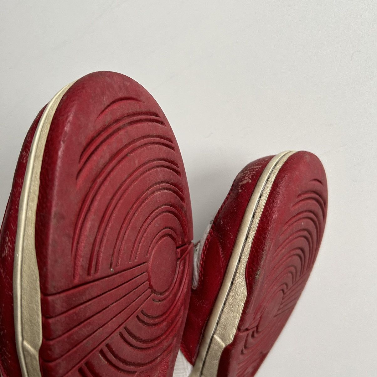 Nike Vintage 2000s Nike Dunk St John Hi Top Size 9 Red/White Rare Size US 9 / EU 42 - 10 Thumbnail