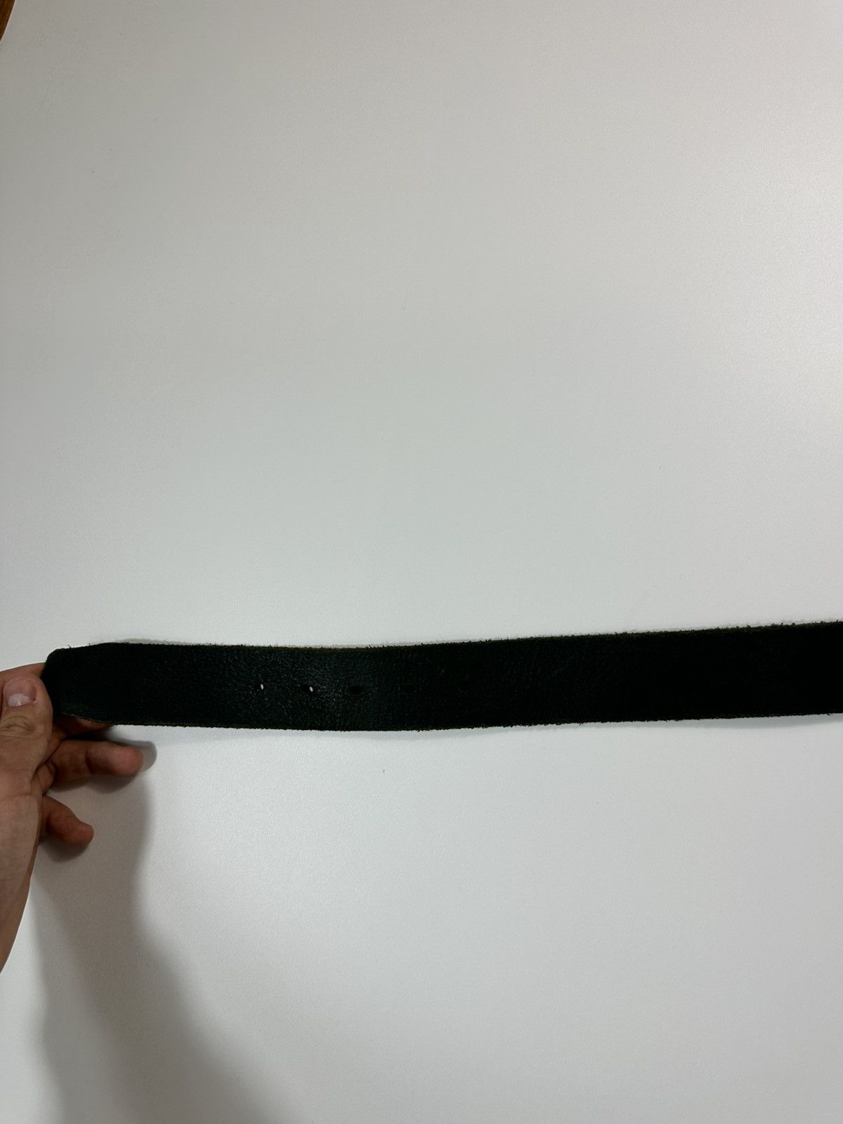 Hugo Boss Hugo Boss leather Classic Belt Made In Italy Green Size ONE SIZE - 6 Thumbnail