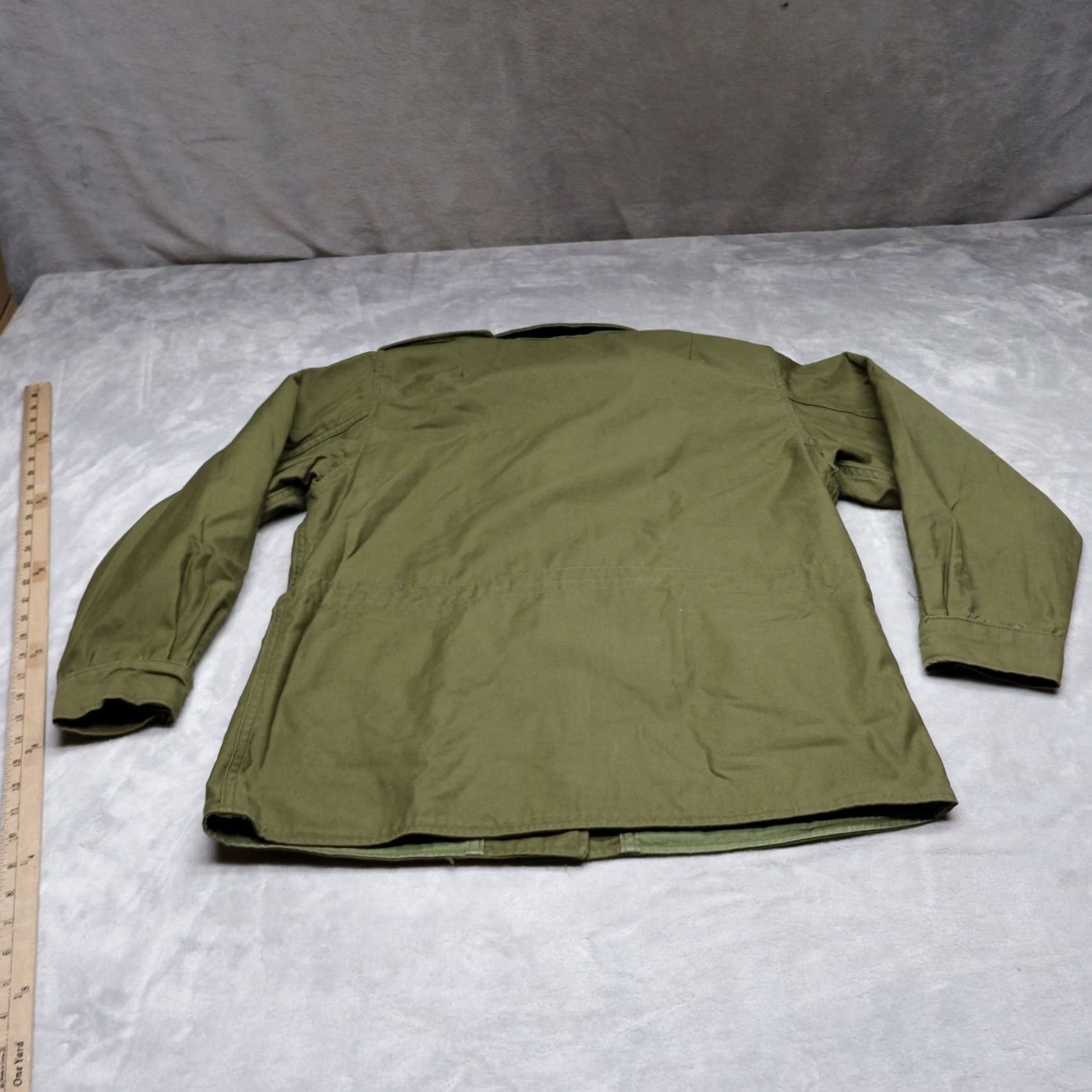 Vintage Military Jacket Canvas Green Mens Small Utility Rugged Work Size US S / EU 44-46 / 1 - 7 Thumbnail