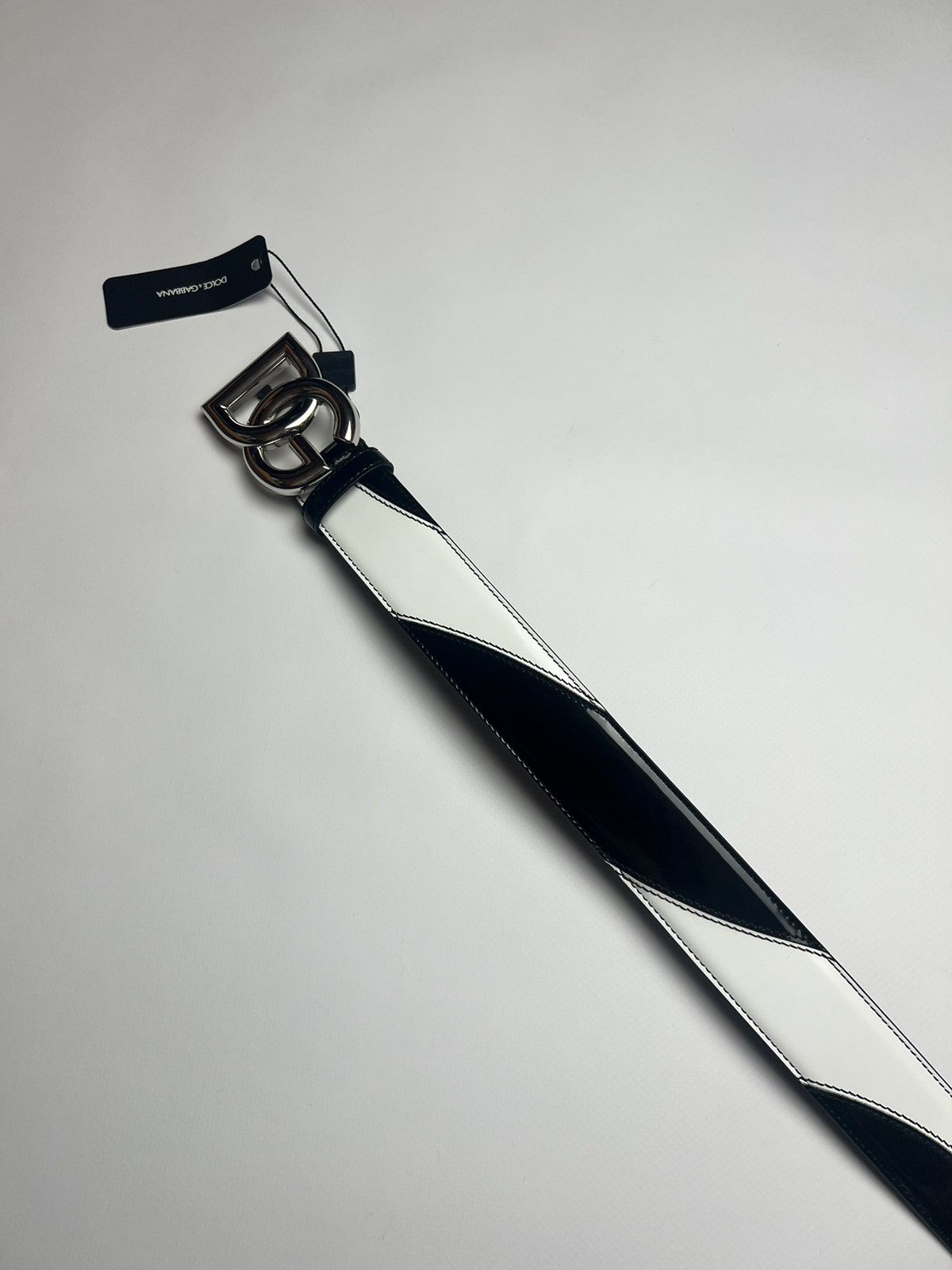 Dolce & Gabbana Dolce & Gabbana Black/White Zebra Belt Size ONE SIZE - 3 Thumbnail