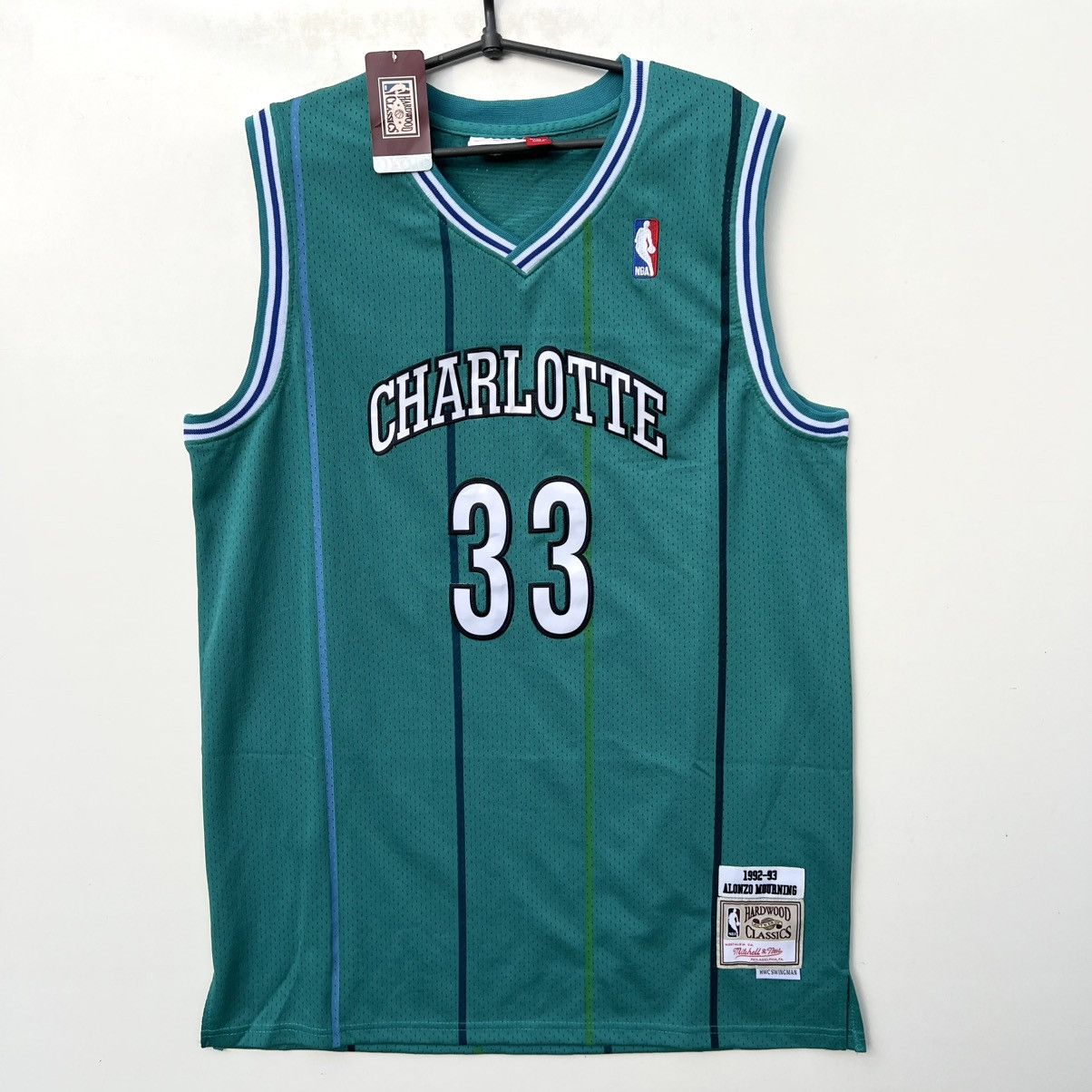 Mitchell & Ness Mitchell & Ness NBA JERSEY Charlotte HORNETS ALONZO MOURNING Size US XXL / EU 58 / 5 - 1 Thumbnail