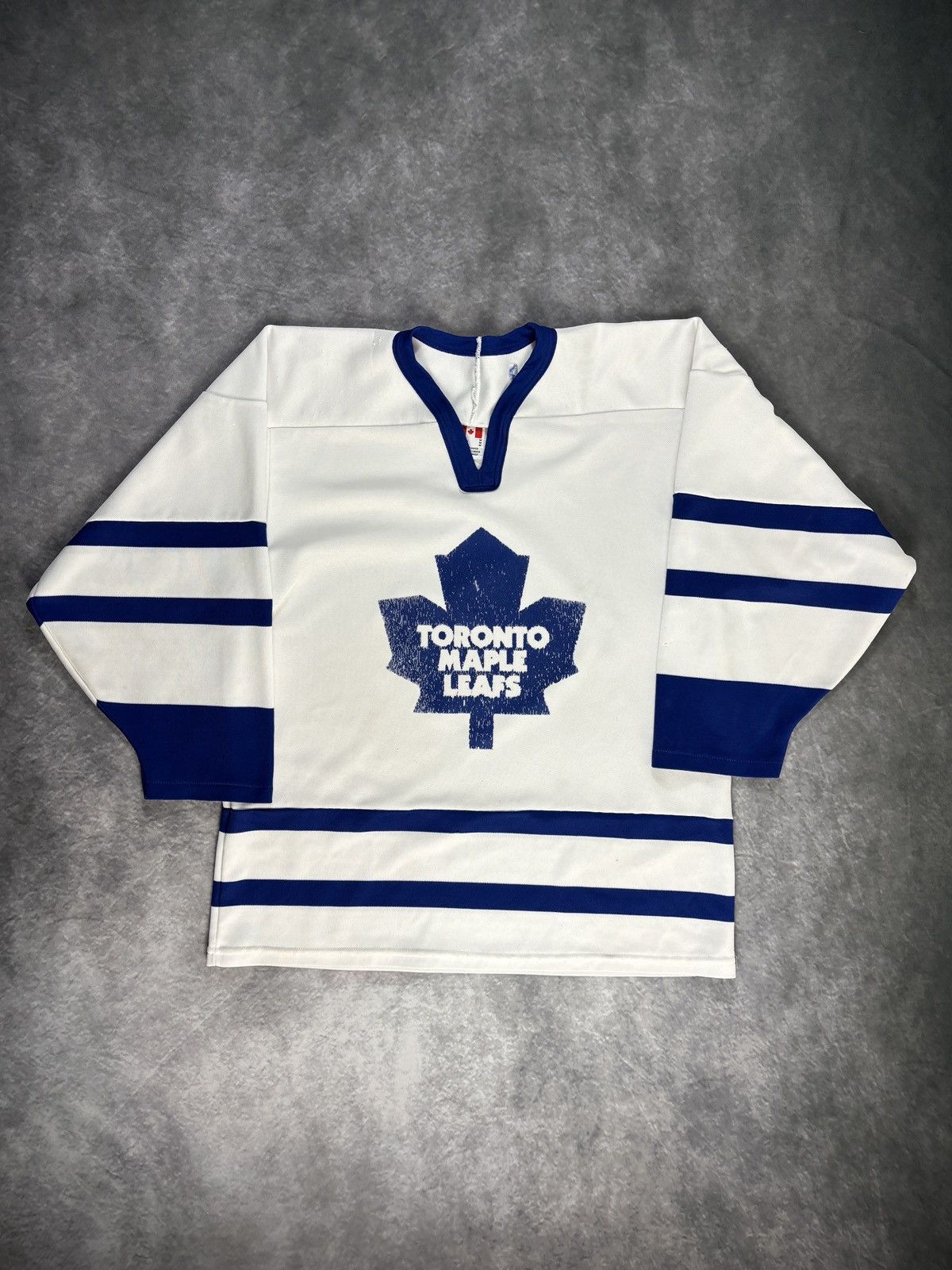 NHL Toronto Maple Leafs Vintage Hockey Jersey CCM Maska NHL TML Size US S / EU 44-46 / 1 - 1 Thumbnail