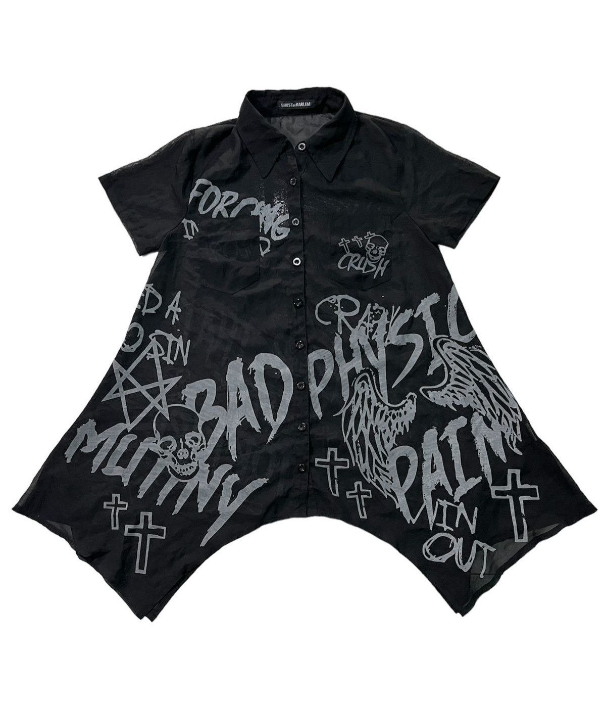 image of Ghost Of Harlem Shirt in Black, Women's (Size Medium)