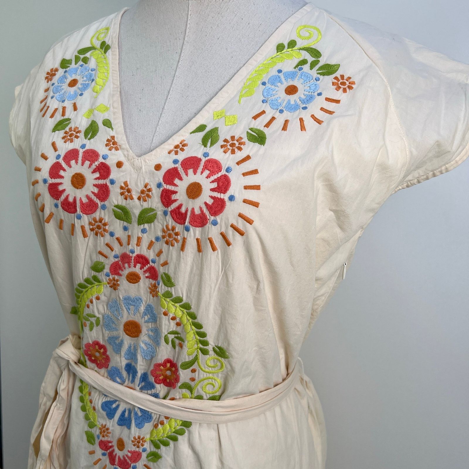 Other Sendero Provisions Emilia Dress Ivory Size S / US 4 / IT 40 - 3 Thumbnail