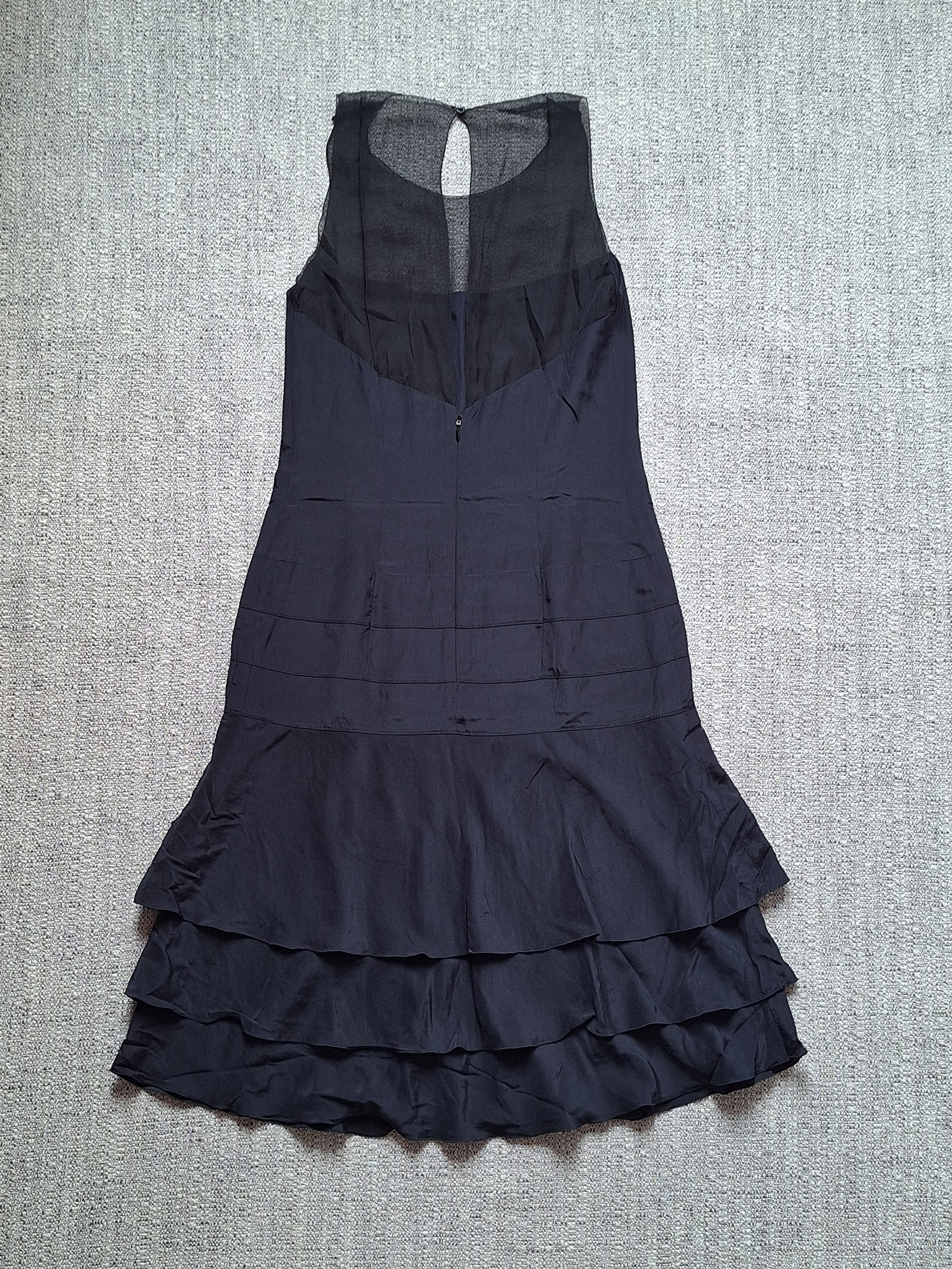 Chanel CHANEL / 03P 2003 Spring Silk Chiffon Black Skirt Size XS / US 0-2 / IT 36-38 - 11 Thumbnail