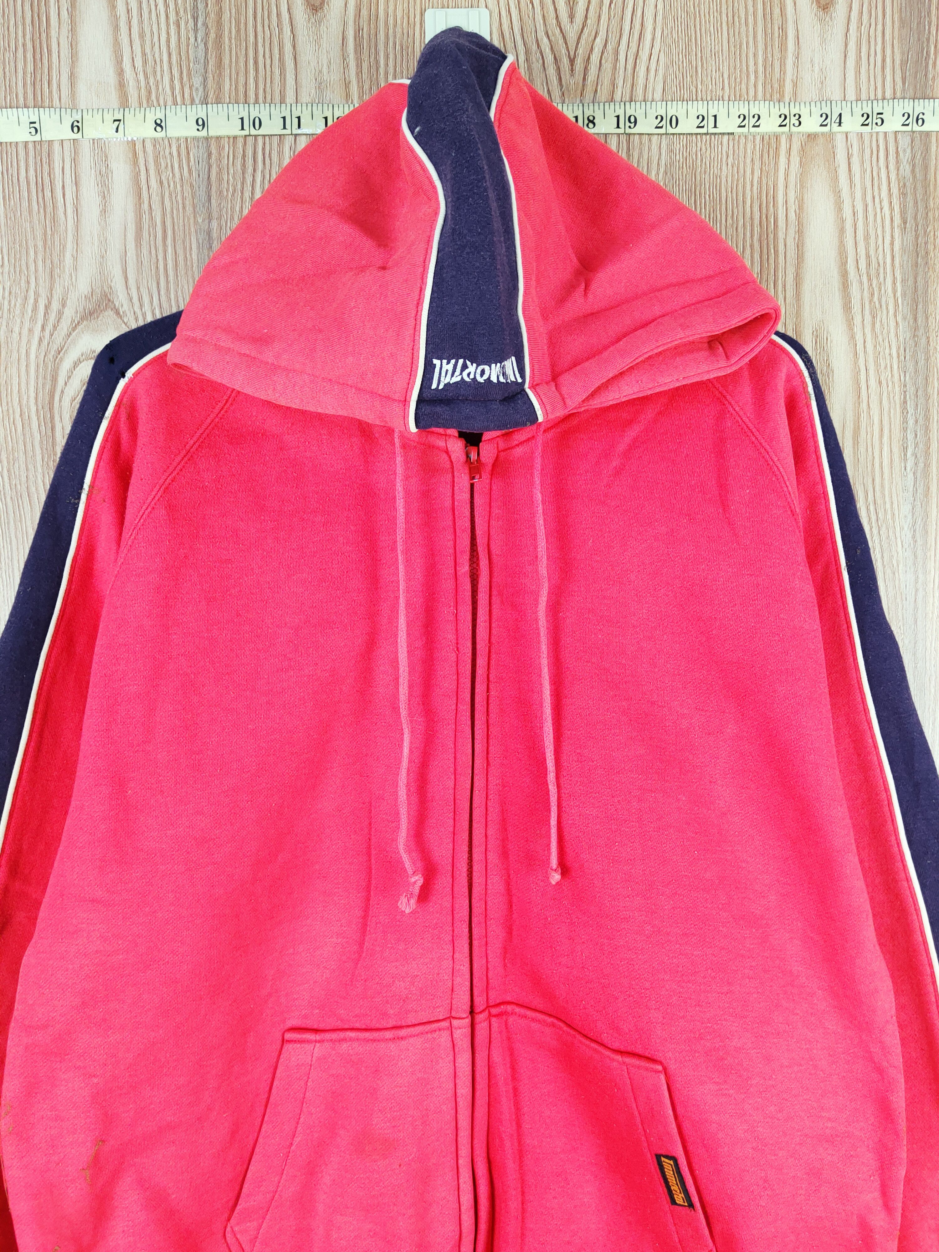 Japanese Brand × Vintage Very rare item 🔥 Immortal Red Hoodie Sweaters Size US L / EU 52-54 / 3 - 2 Thumbnail