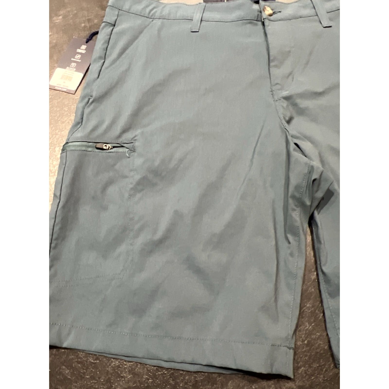 Chaps Chaps Men's Flat Front Cotton Canvas Hiking Shorts Size 38 Blue Casual Travel Outdoor Size US 38 / EU 54 - 3 Thumbnail