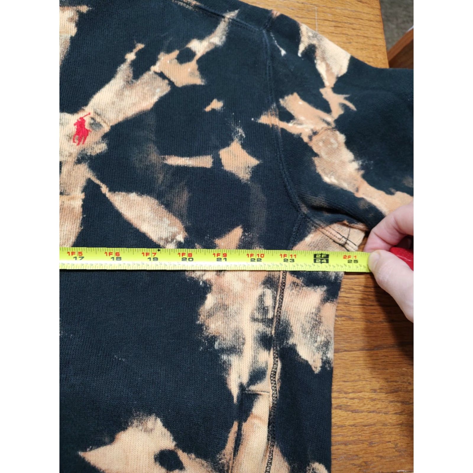Polo Ralph Lauren VINTAGE Polo Ralph Lauren Full Zip Sweater Tie Dye Black Mens M Size US M / EU 48-50 / 2 - 6 Thumbnail