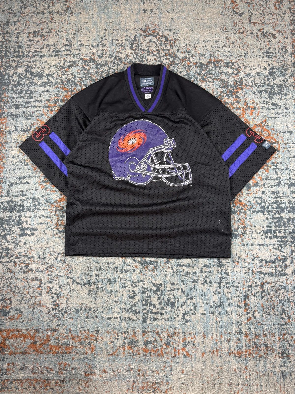 NFL × Vintage Vintage 1991 Frankfurt Galaxy American football jersey 90s Size US XL / EU 56 / 4 - 1 Thumbnail