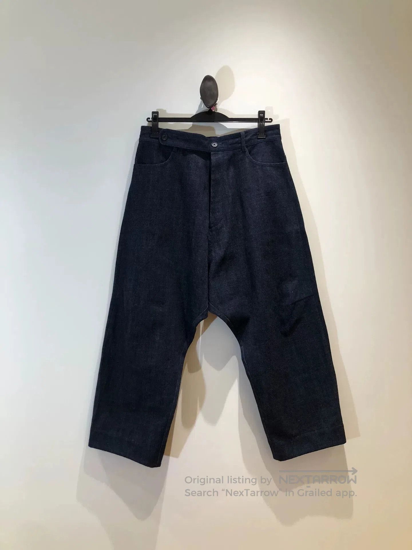 Jan Jan Van Essche O PROJECT Wide Leg Raw Denim. Size US 34 / EU 50 - 1 Thumbnail