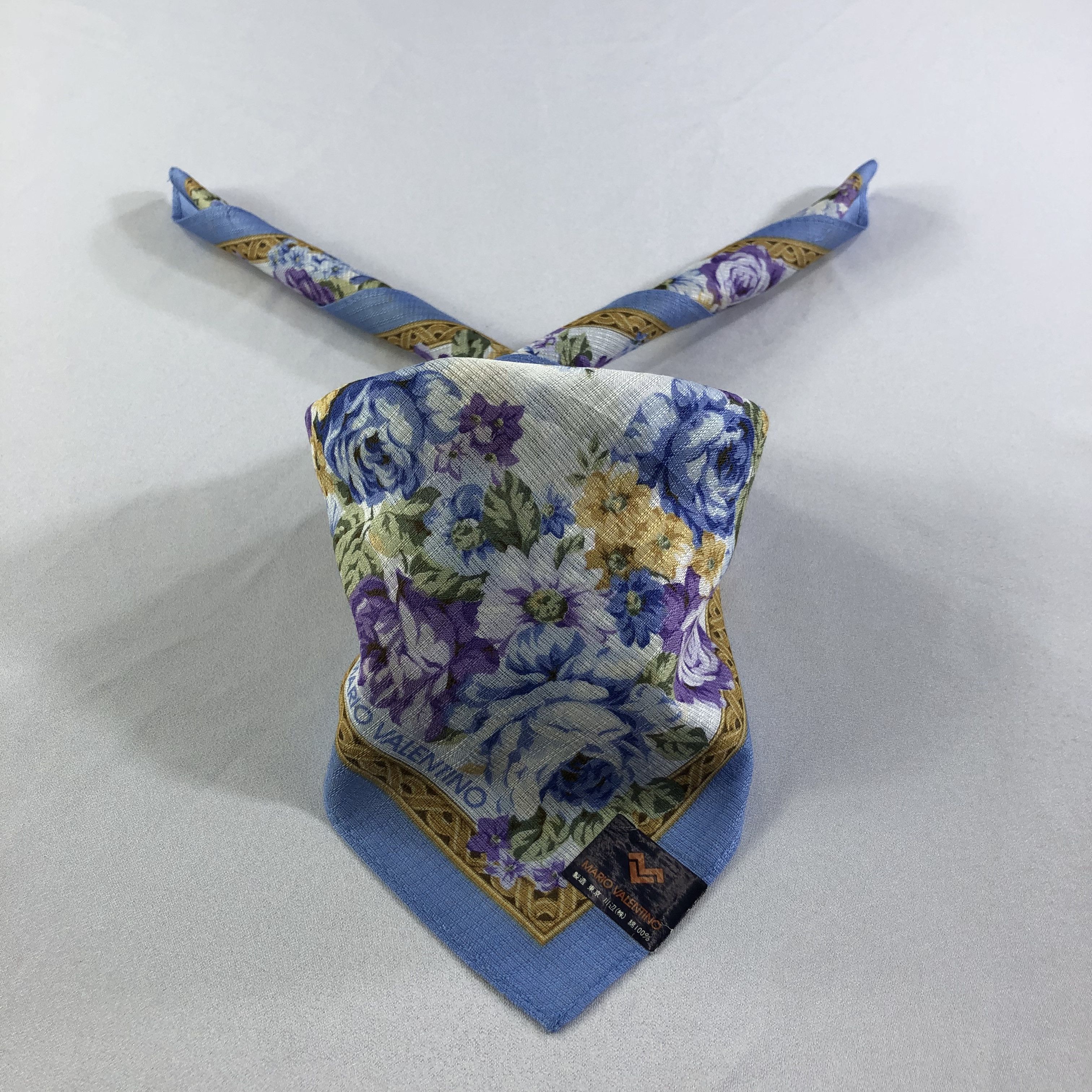 Mario Valentino Handkerchief Neckerchief Bandana H1670